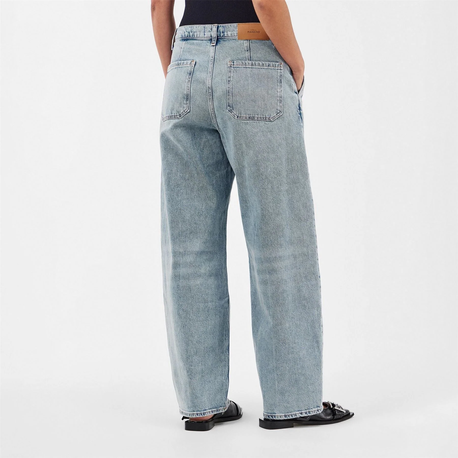 7 For All Mankind Bonnie Wide Leg Wide Fit Jeans - Image 4