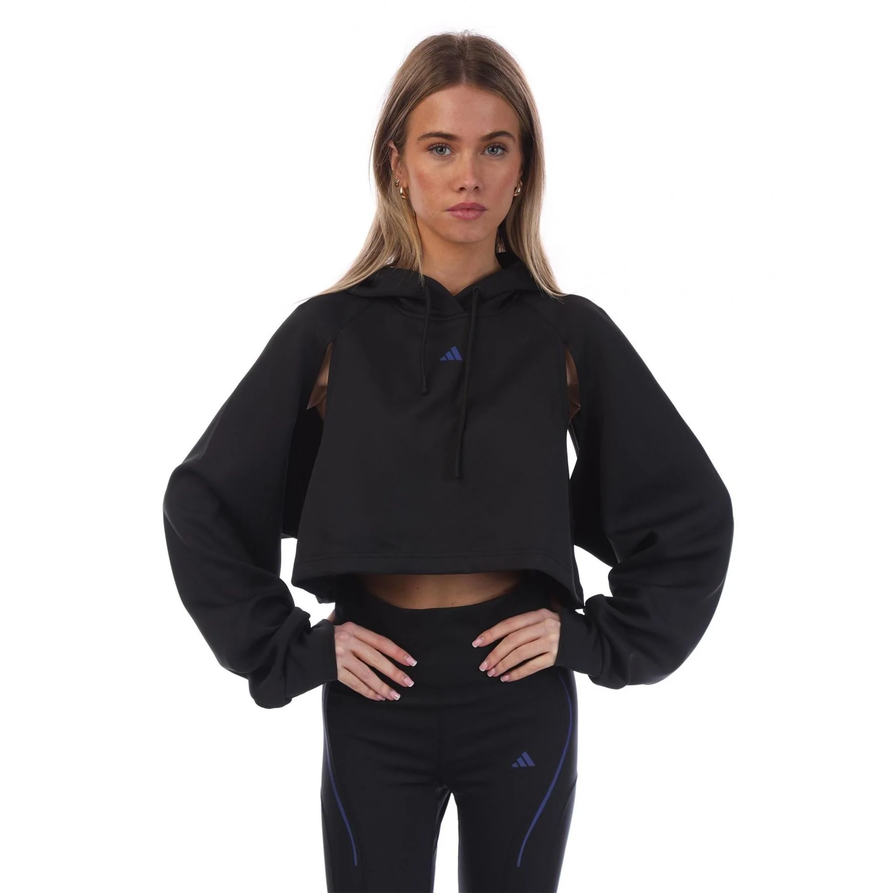 adidas Aeroready Crop Training Hoody - Image 3