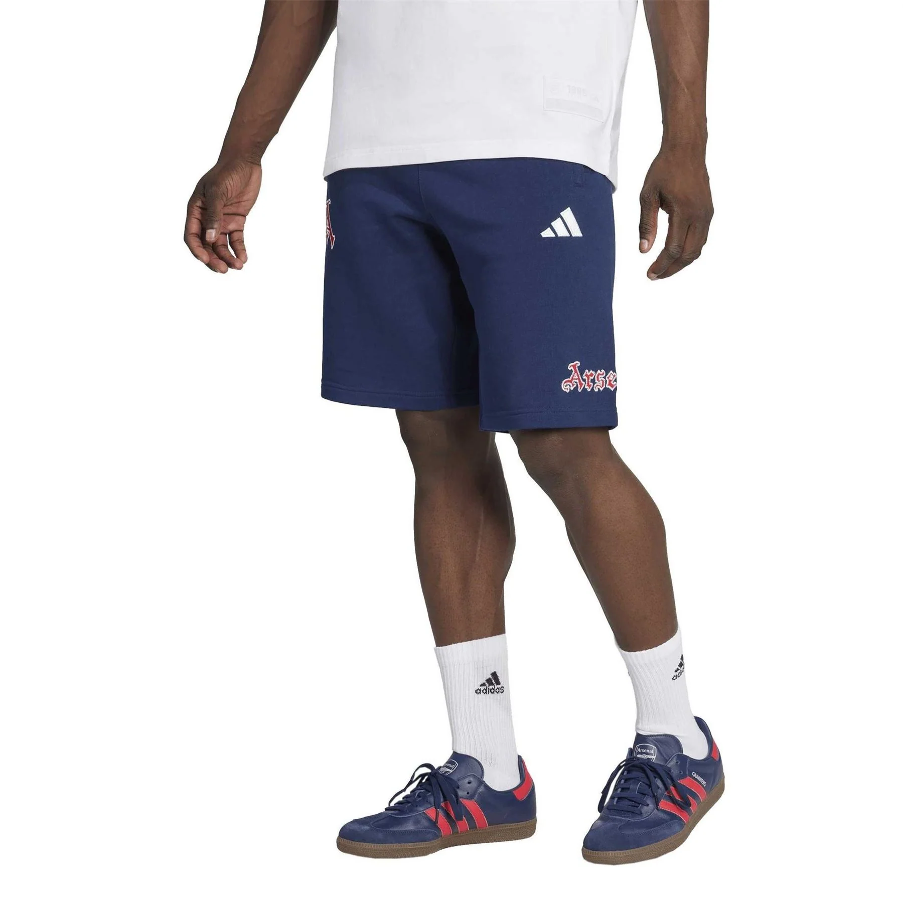 adidas AFC US Logo Print Soccer Sweat Shorts - Image 2