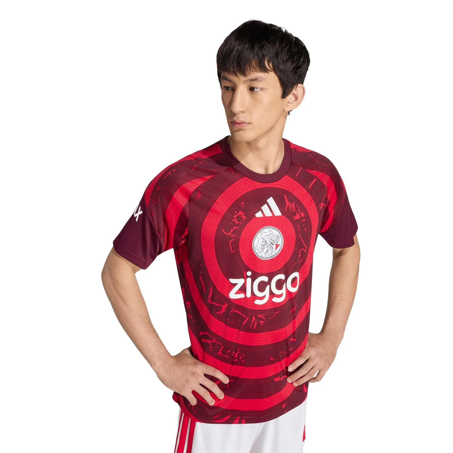 adidas Ajax Amsterdam Short Sleeve T-Shirt - Image 5