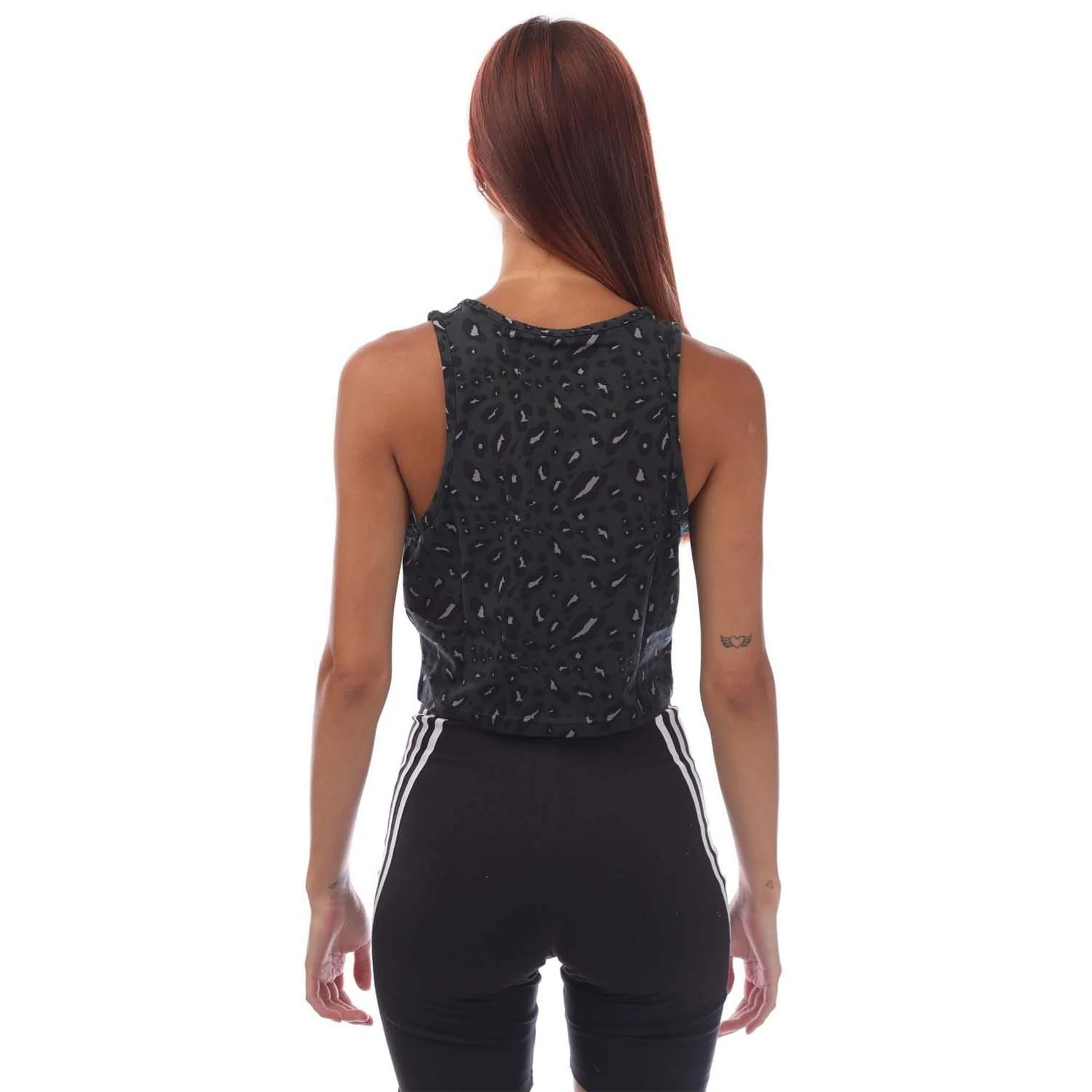 adidas Animal Print Crop Tank Top - Image 3