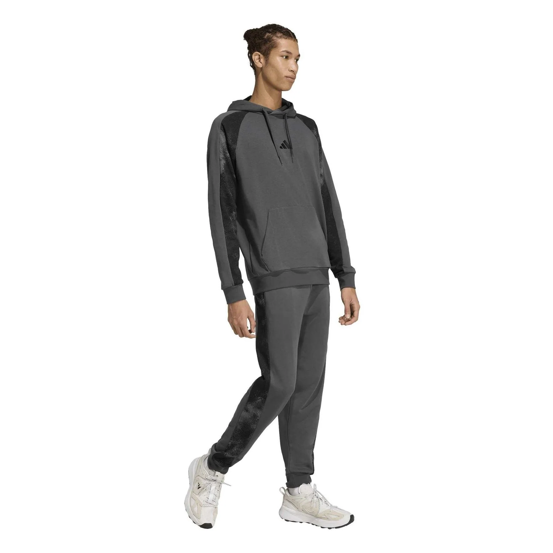 adidas Camo Print Over The Head Hoodie - Image 6