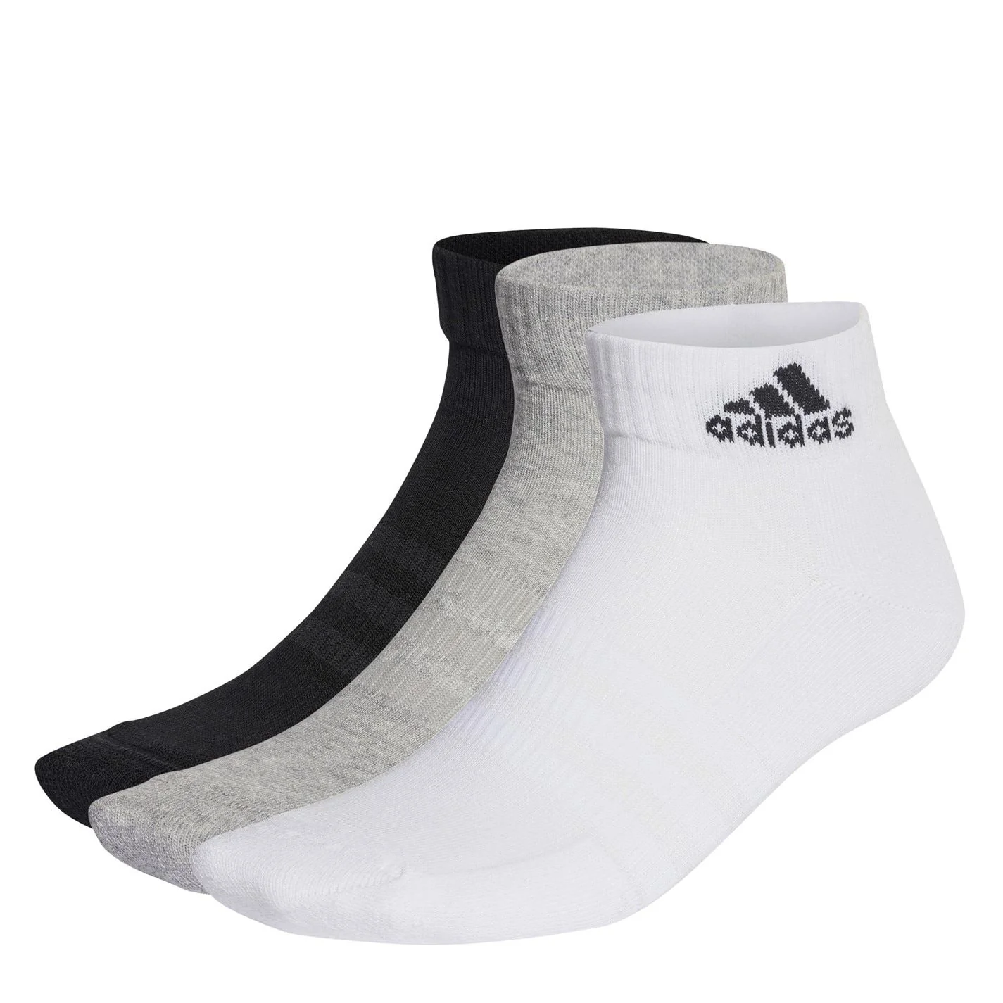 adidas Cushioned Sportswear Ankle Socks 3 Pairs - Image 9