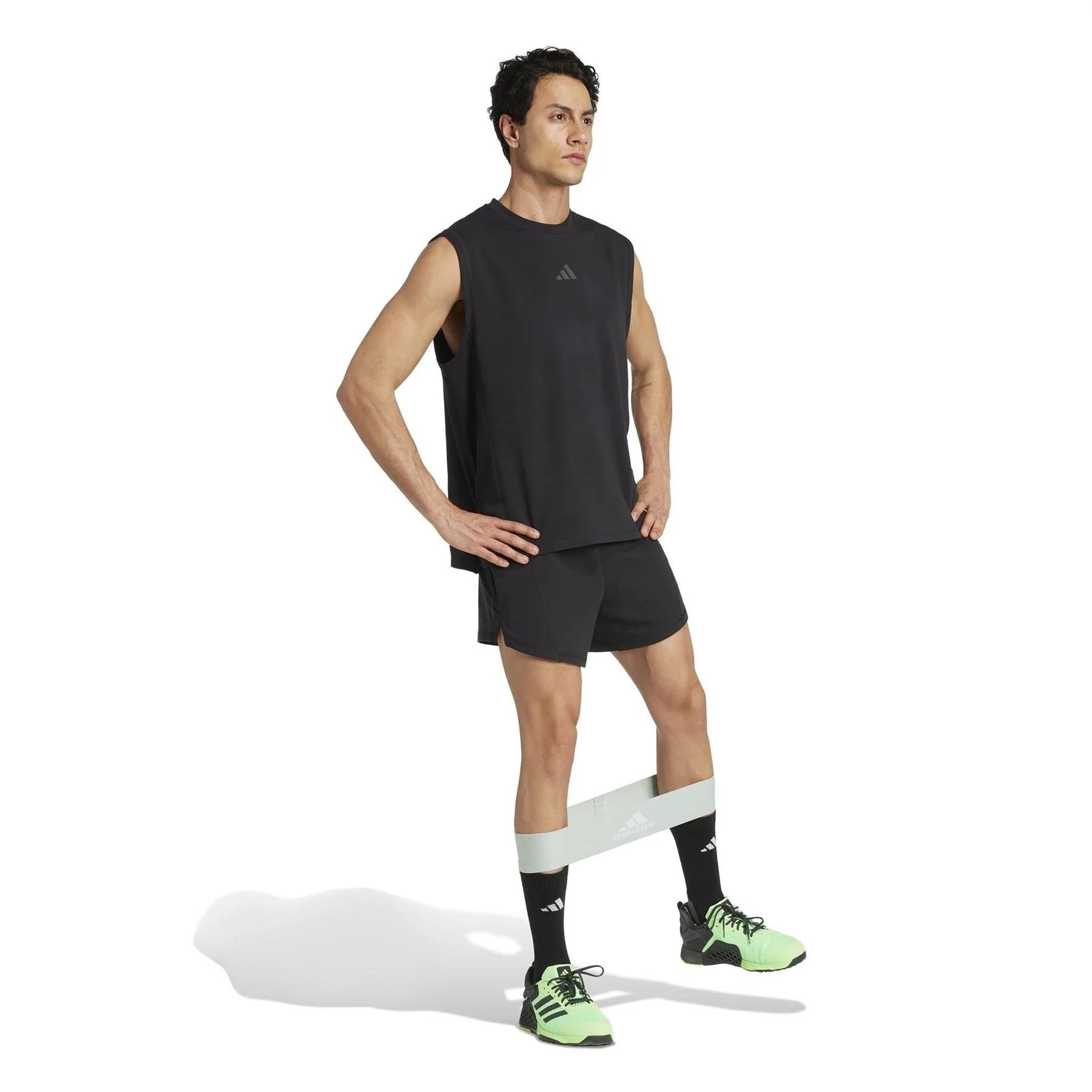 adidas D4t X Road Fitness Shorts with Notch Hem - Image 6