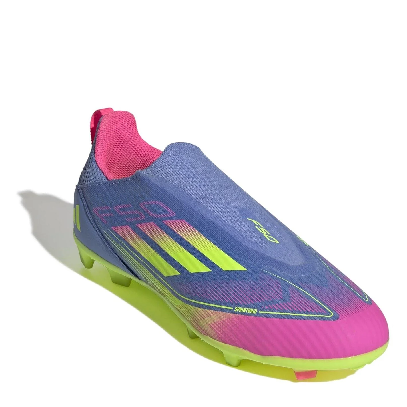 adidas F50 League Laceless Childrens Firm Ground Football Boots - Image 15