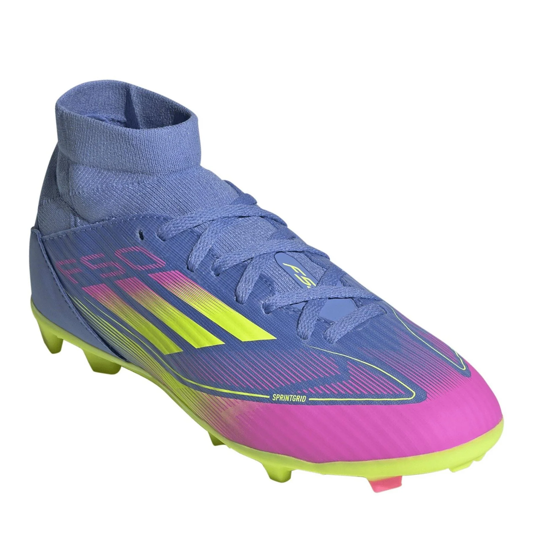 adidas F50 League Mid Childrens Firm Ground Football Boots - Image 3