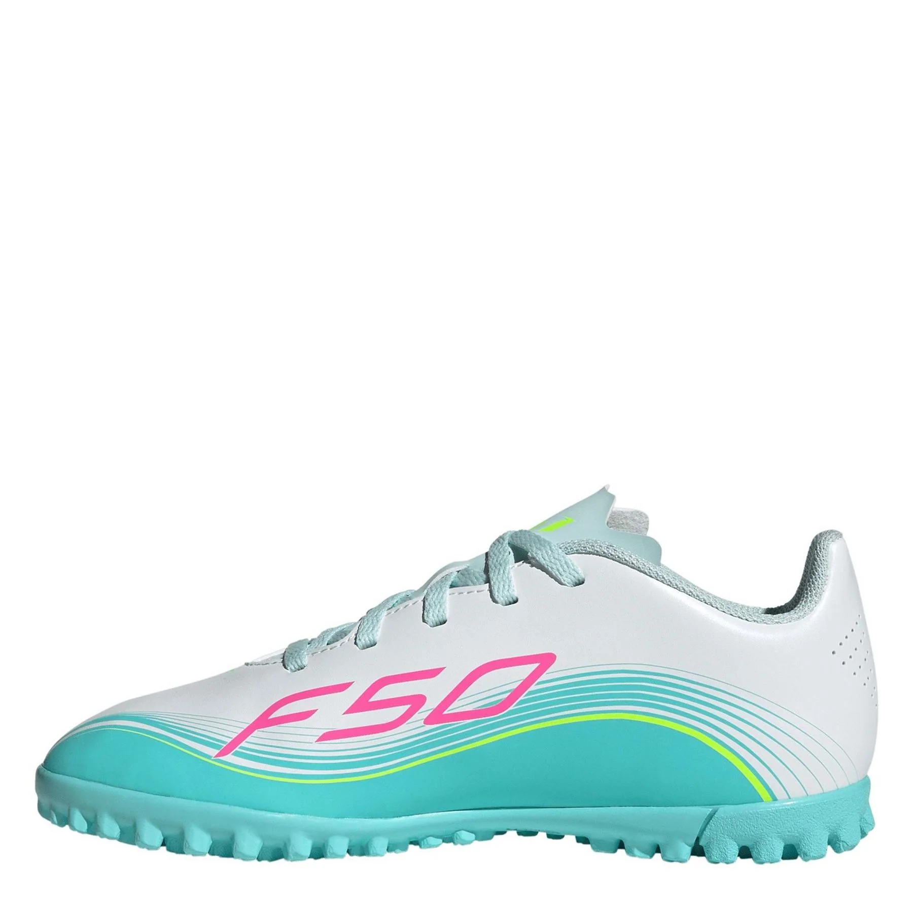 adidas F50 Messi Club Childrens Astro Turf Football Boots - Image 8