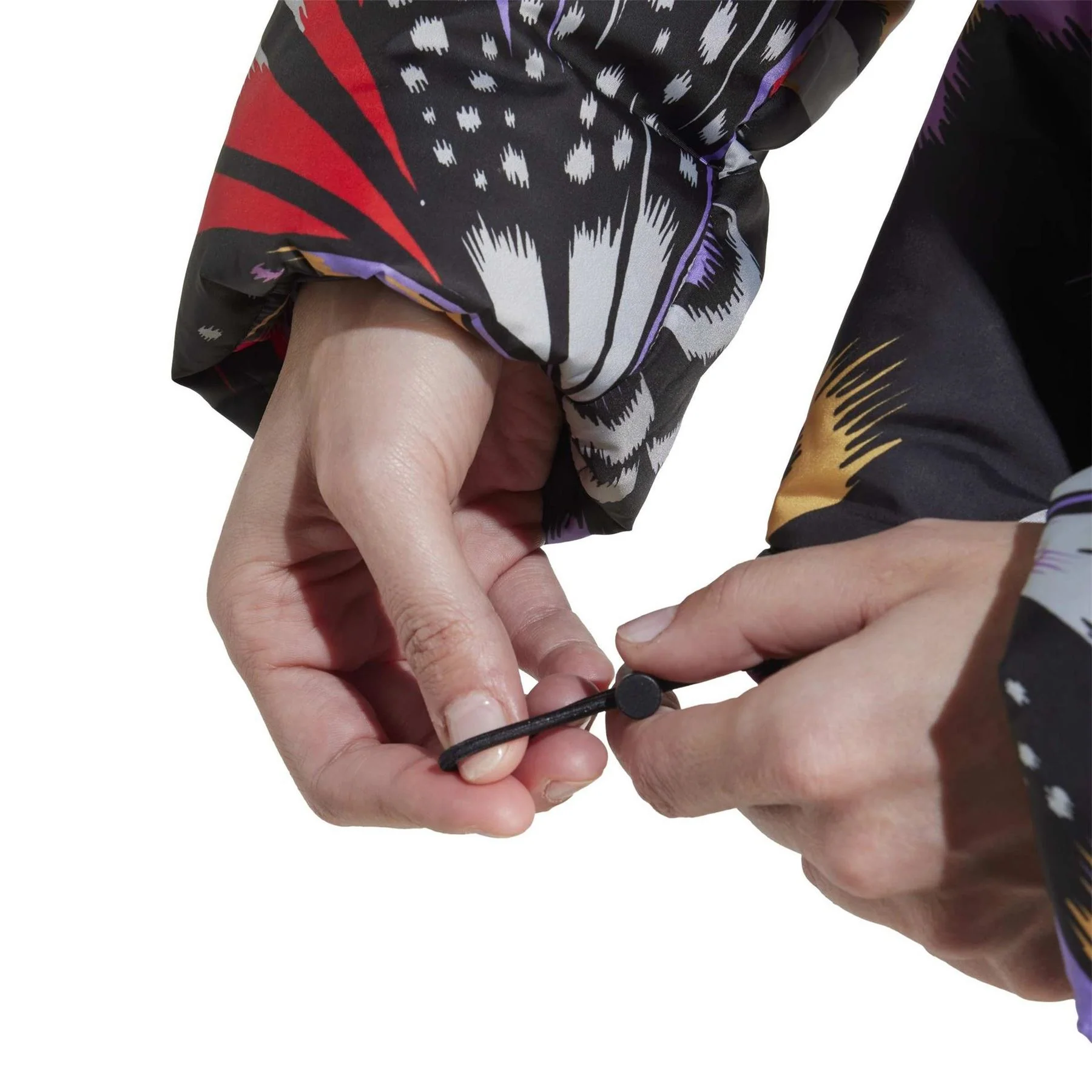 adidas Farm Butterfly Patterned Drawstring Puffer Coat - Image 3