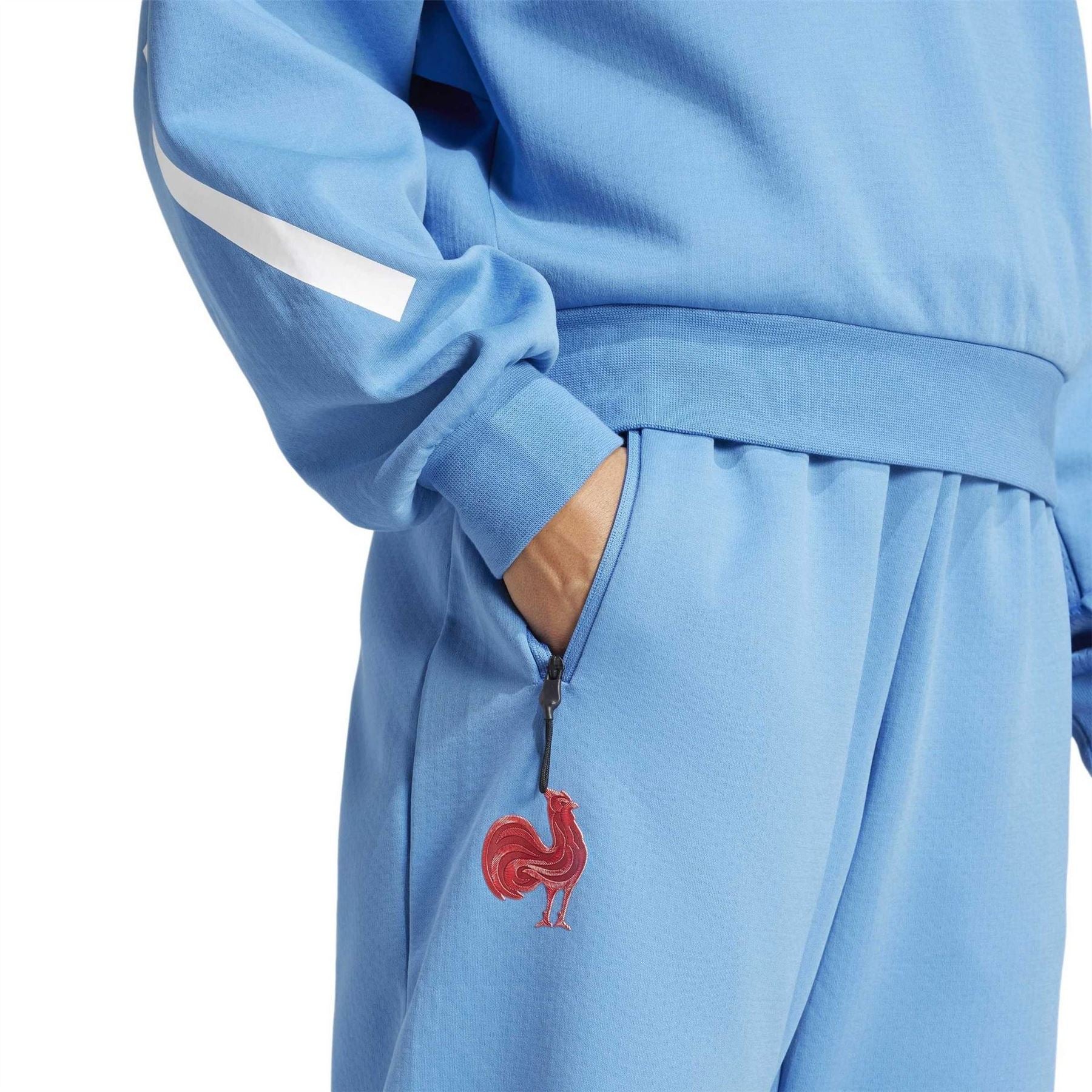 adidas France Rugby Barrel Tracksuit Bottoms 2025 - Image 4