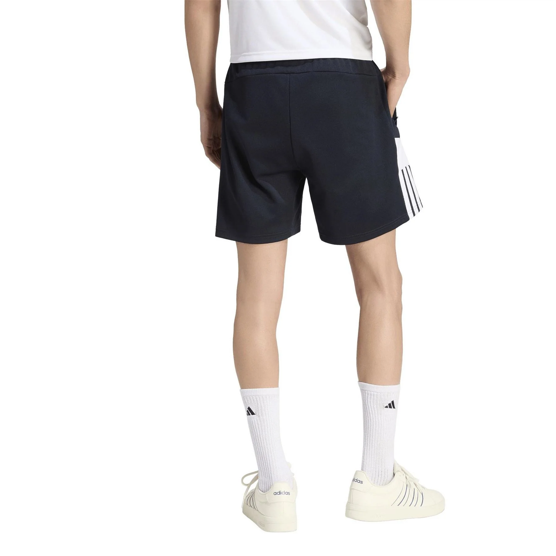 adidas Fleece Jogger Shorts - Image 3