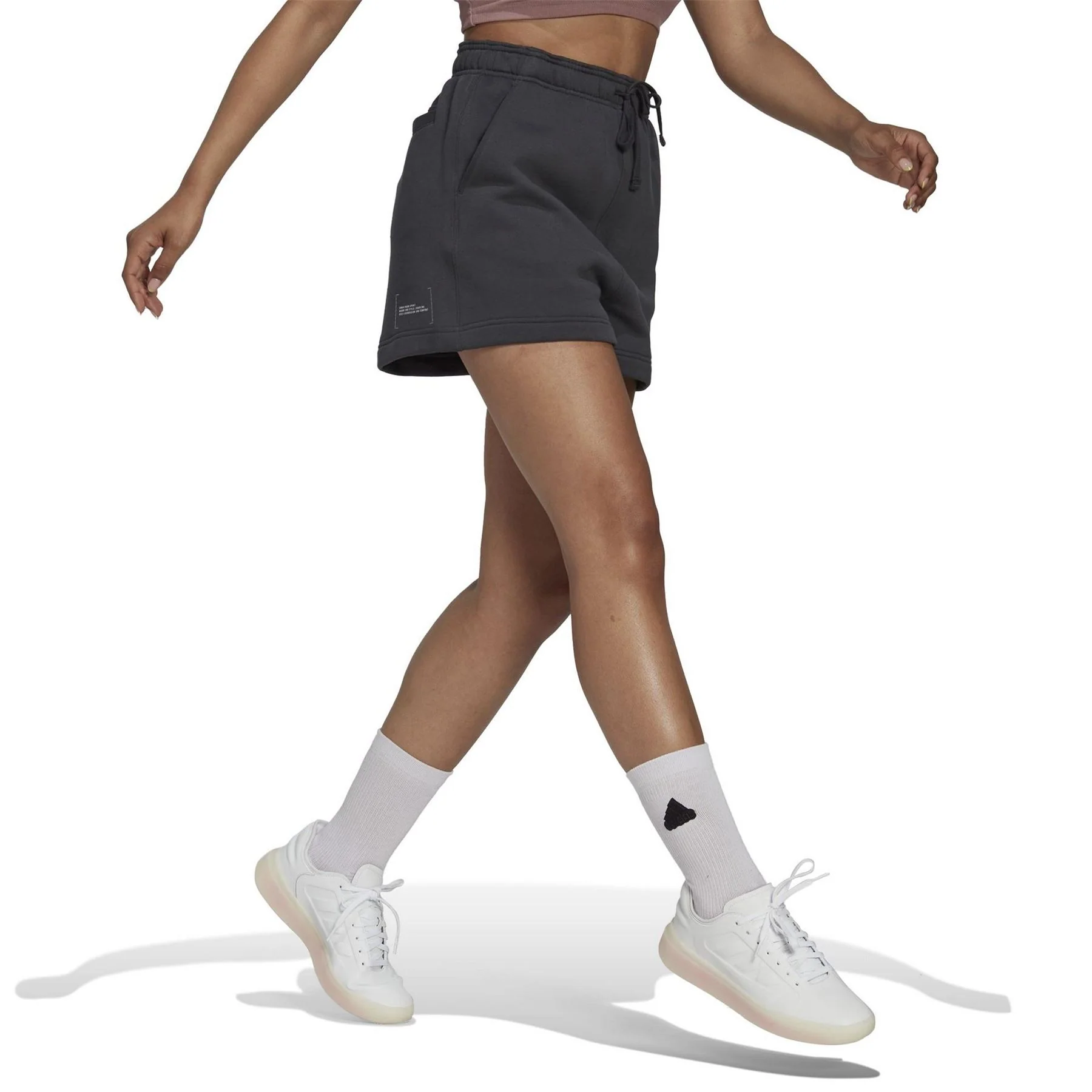 adidas Fleece Jogger Shorts - Image 5