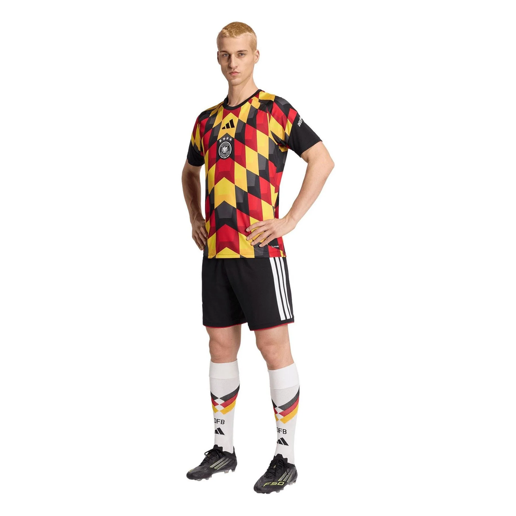 adidas Germany 2026 Pre Match Short Sleeve T-Shirt - Image 5
