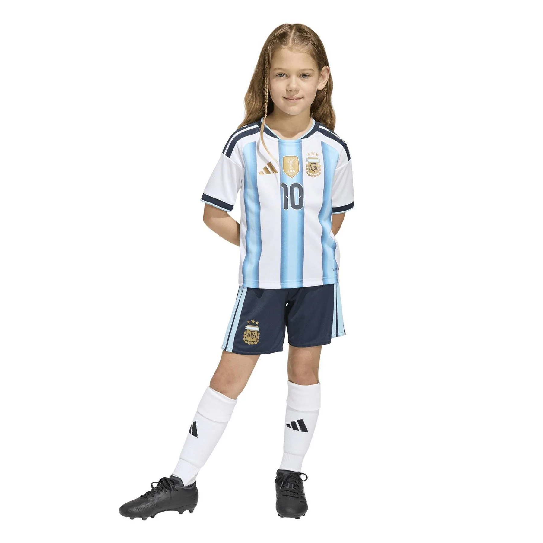 adidas Argentina Home Minikit World Cup Messi 2026 Infants - Image 2