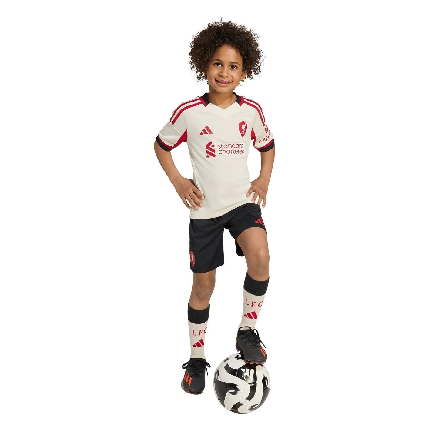 adidas Liverpool Away Minikit 2025 2026 Infants - Image 5