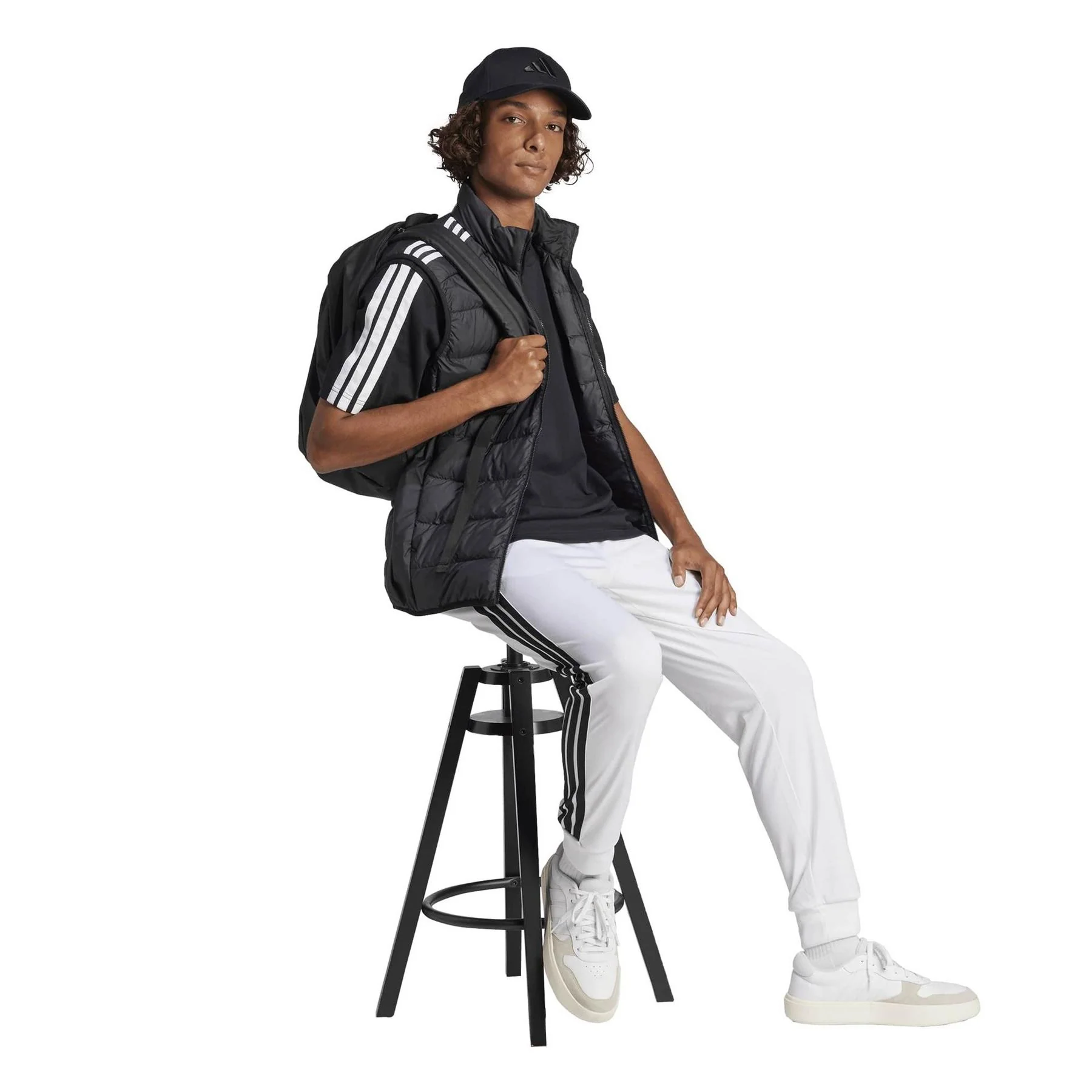 adidas Mens 3-Stripes T-Shirt - Image 6