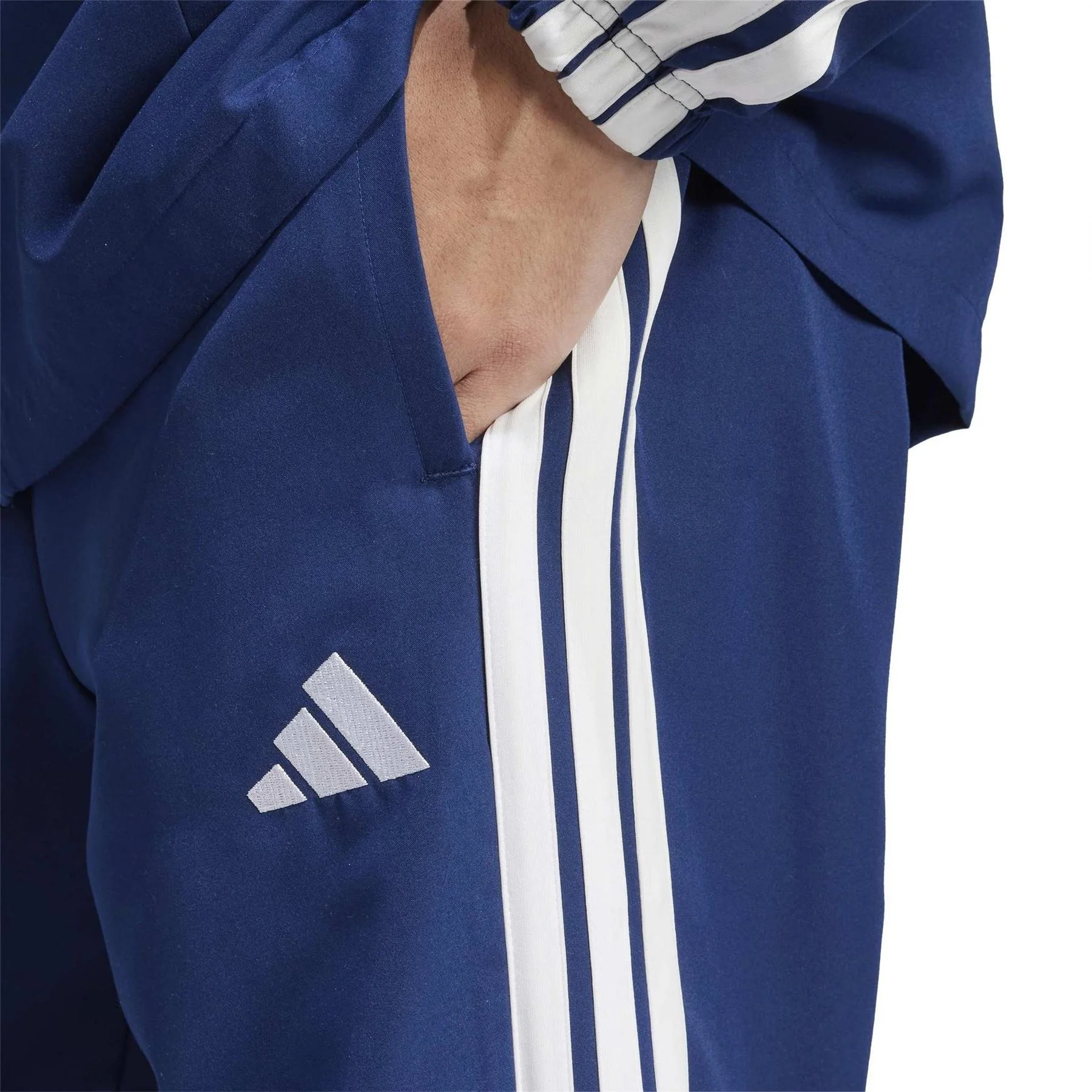 adidas 3 Stripes Woven Full Tracksuit - Image 6