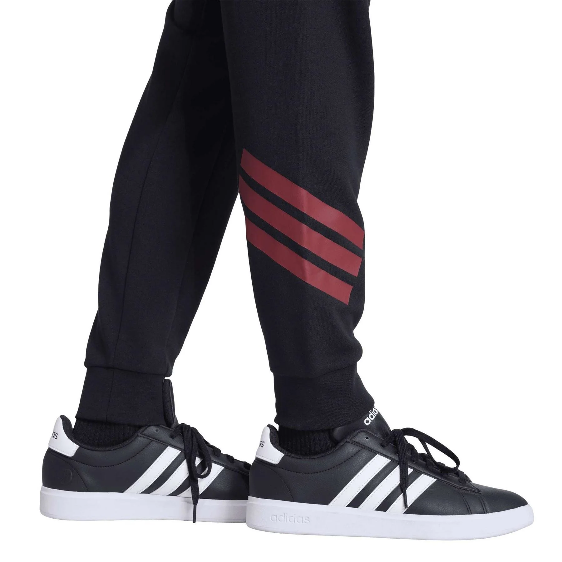 adidas Three Stripes Slim Tapered Running Pants - Image 5