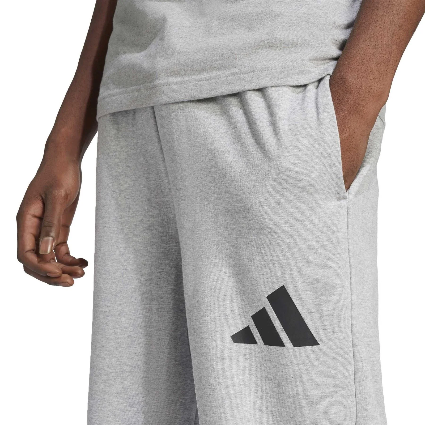 adidas Wide Fleece Joggers - Image 4