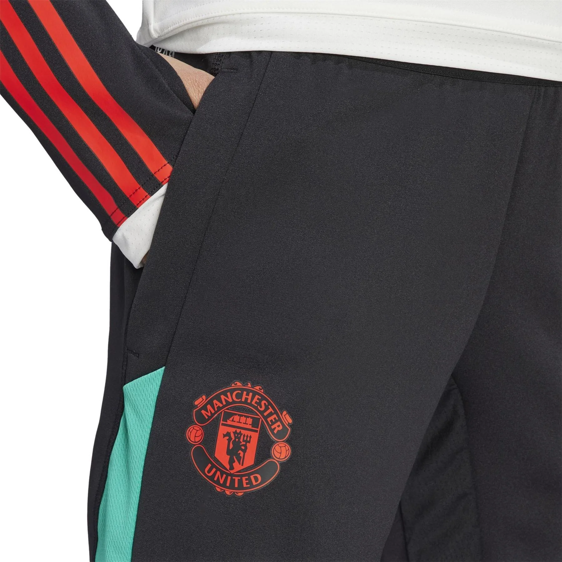 adidas Manchester United Fc Tracksuit Bottoms - Image 5