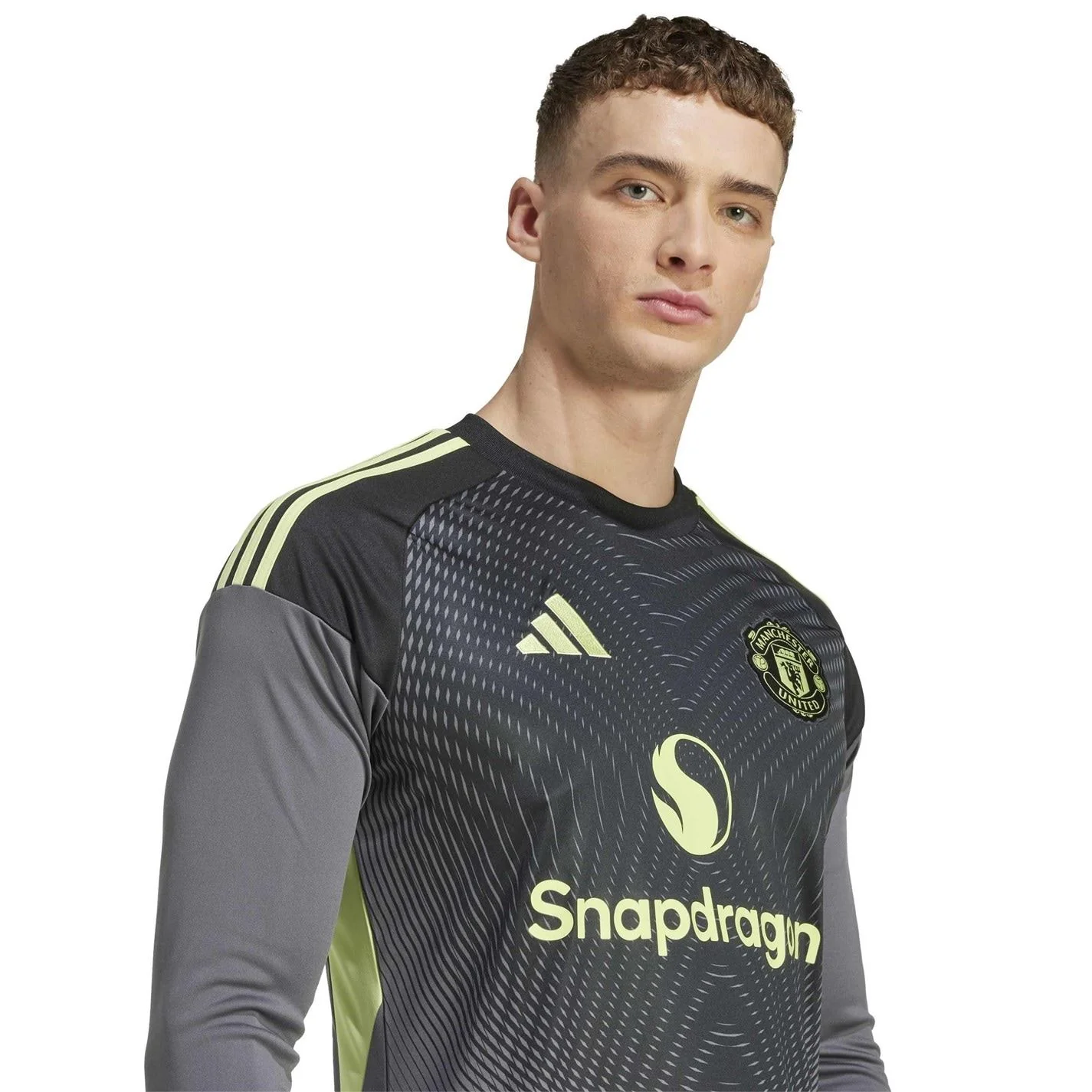 adidas Manchester United Long Sleeve Goalkeeper Shirt 2025 2026 Adults - Image 6