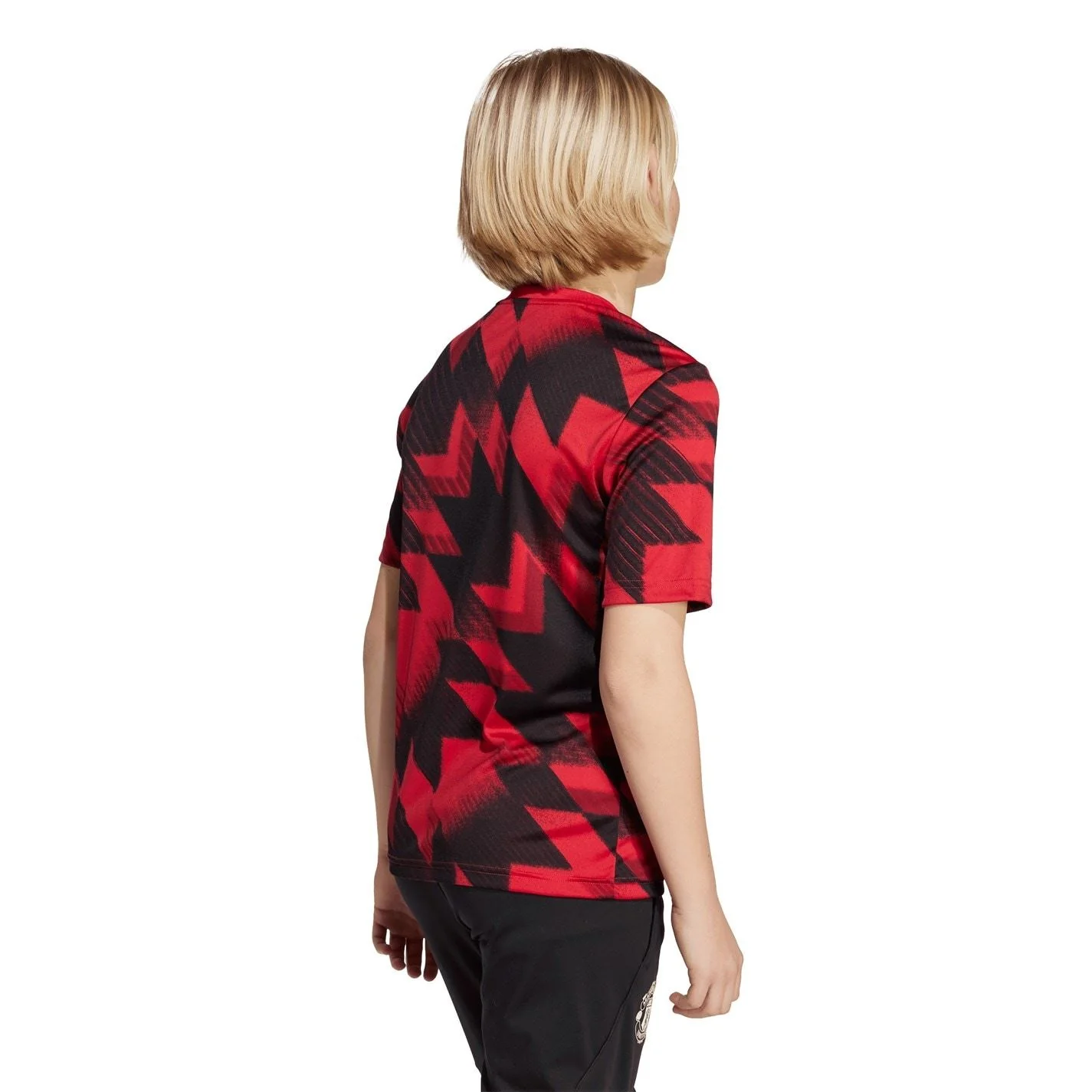 adidas Manchester United Pre Match Shirt 2025 2026 Juniors - Image 4