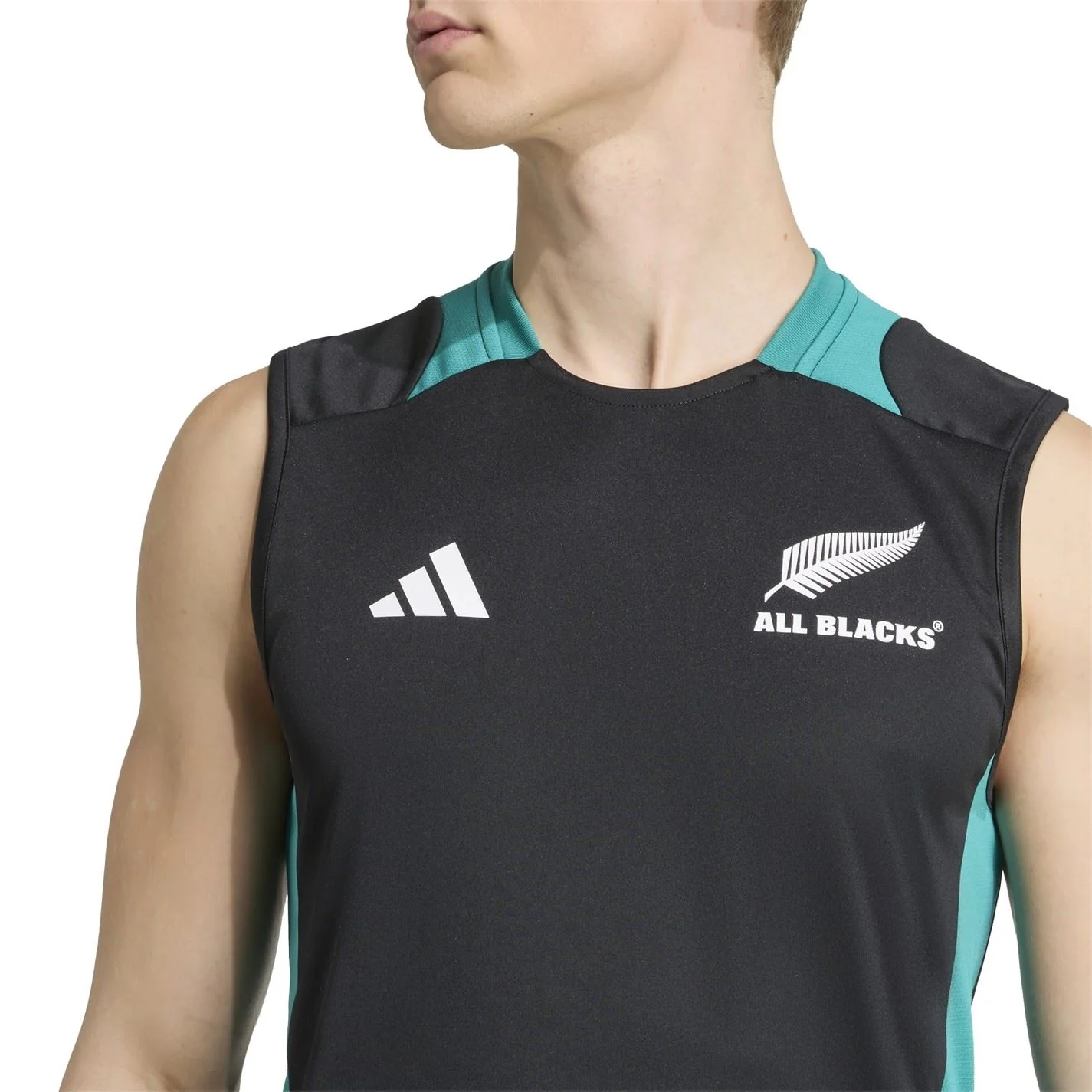 adidas Mens All Blacks Vest 2025 - Image 5