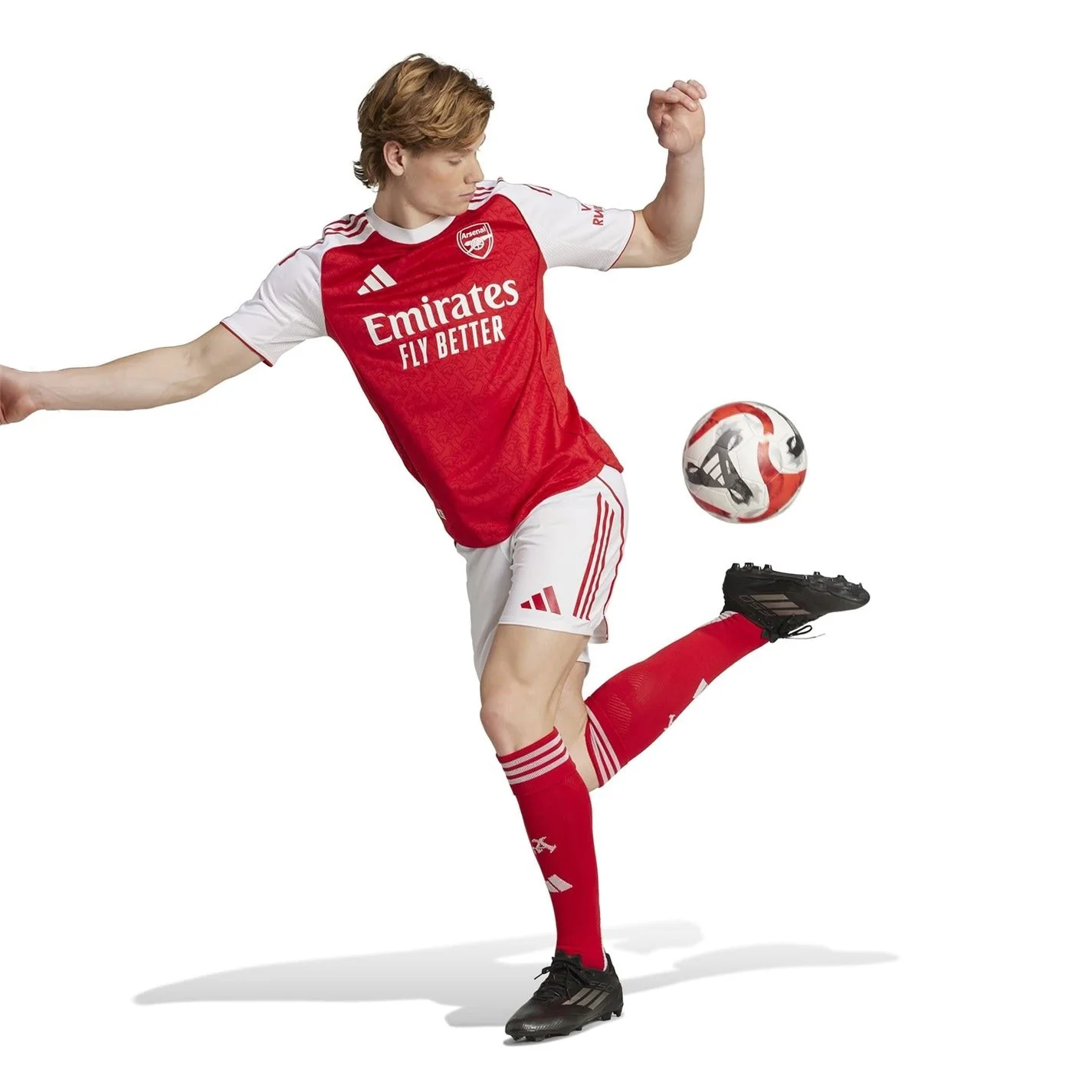 adidas Mens Arsenal Authentic Home Shirt 2025 2026 - Image 5