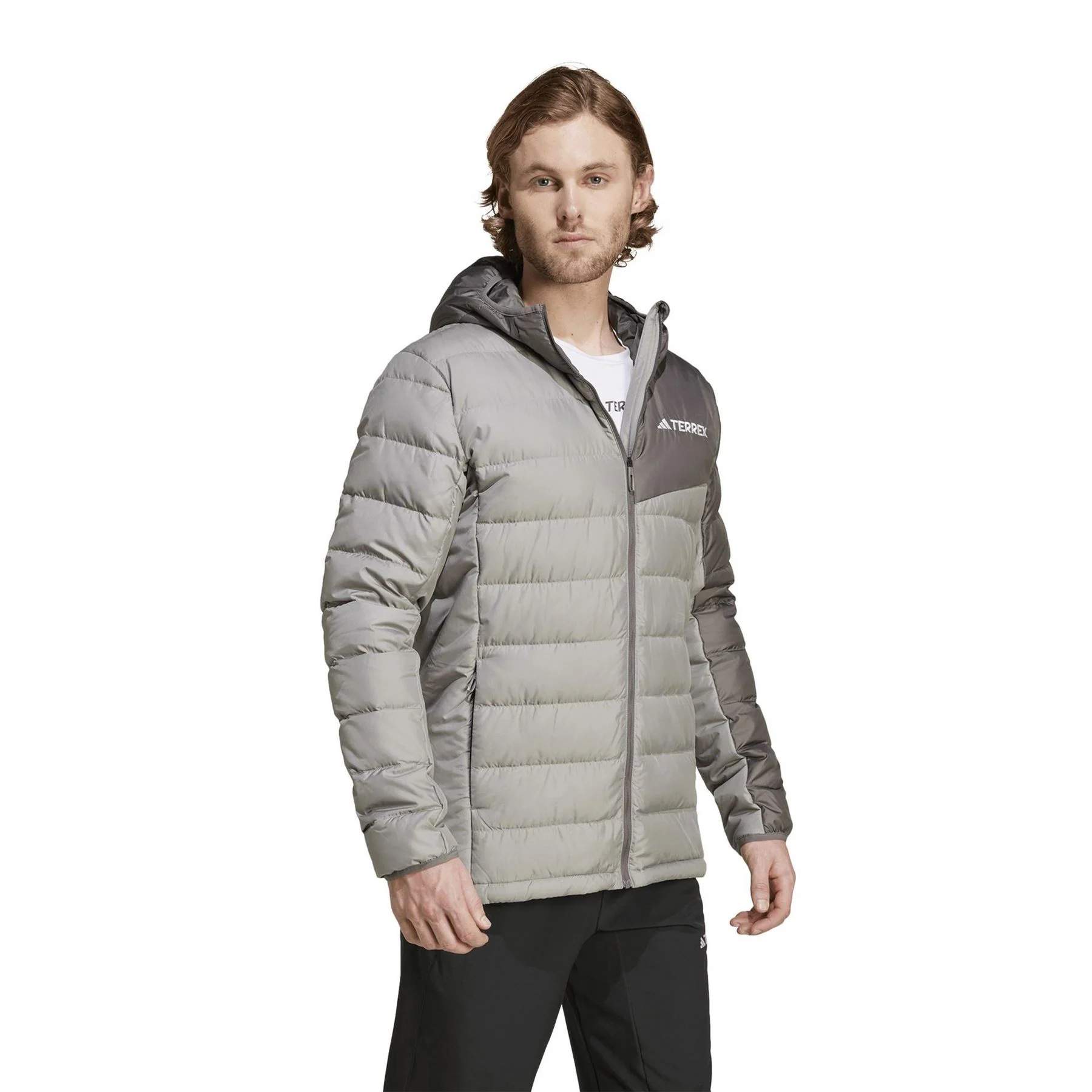 adidas Mens Down Ho J Running Jacket - Image 6