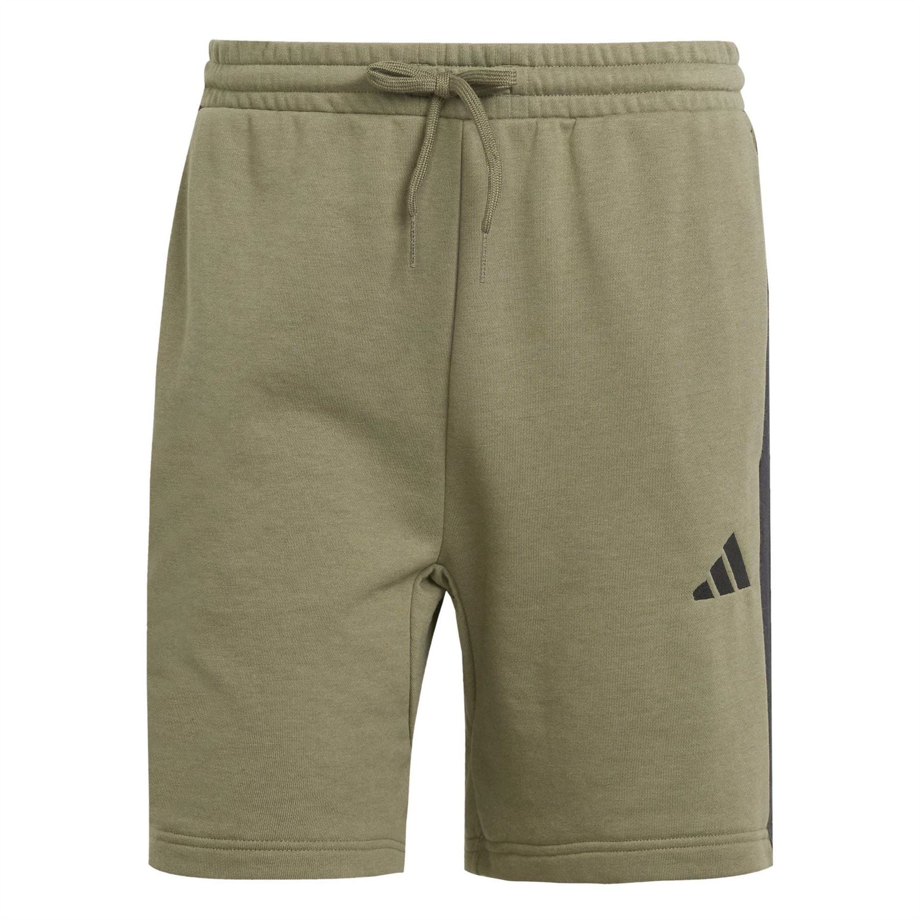 adidas Mens Essentials 3 Stripe Fleece Shorts - Image 69