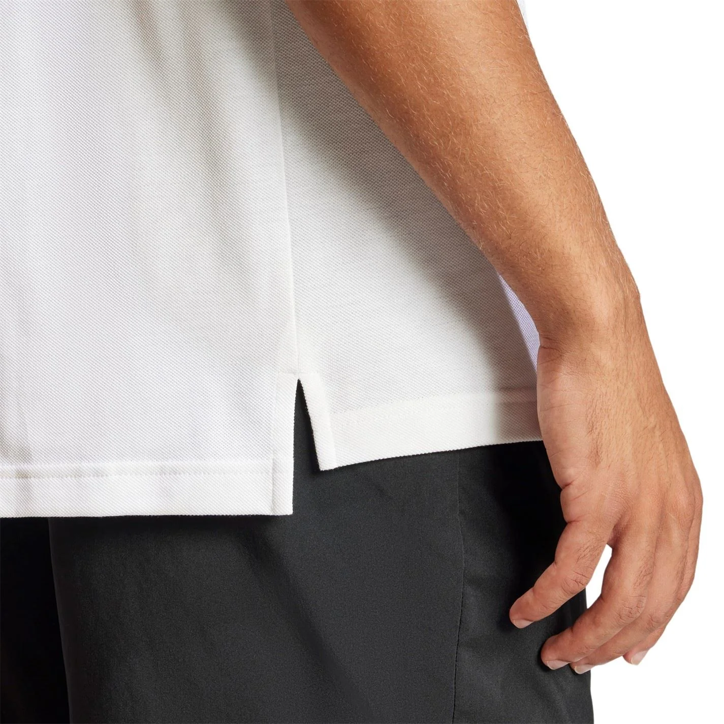 adidas Mens Essentials Cotton 3 Stripes Polo Shirt - Image 10