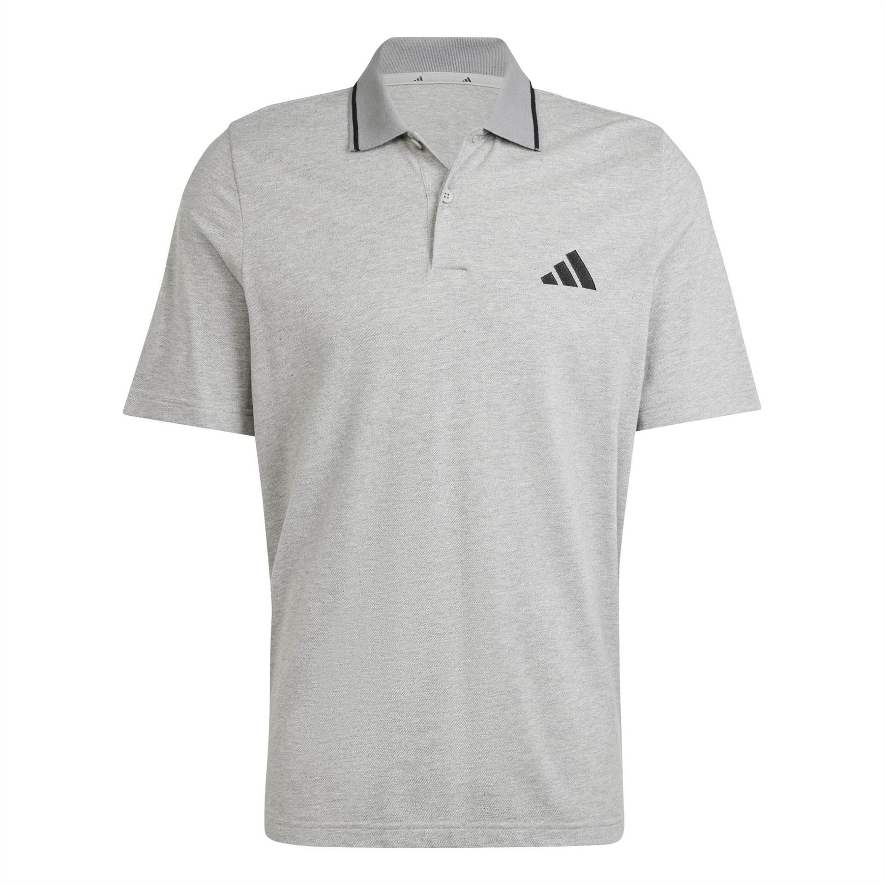 adidas Mens Essentials Cotton 3 Stripes Polo Shirt - Image 13