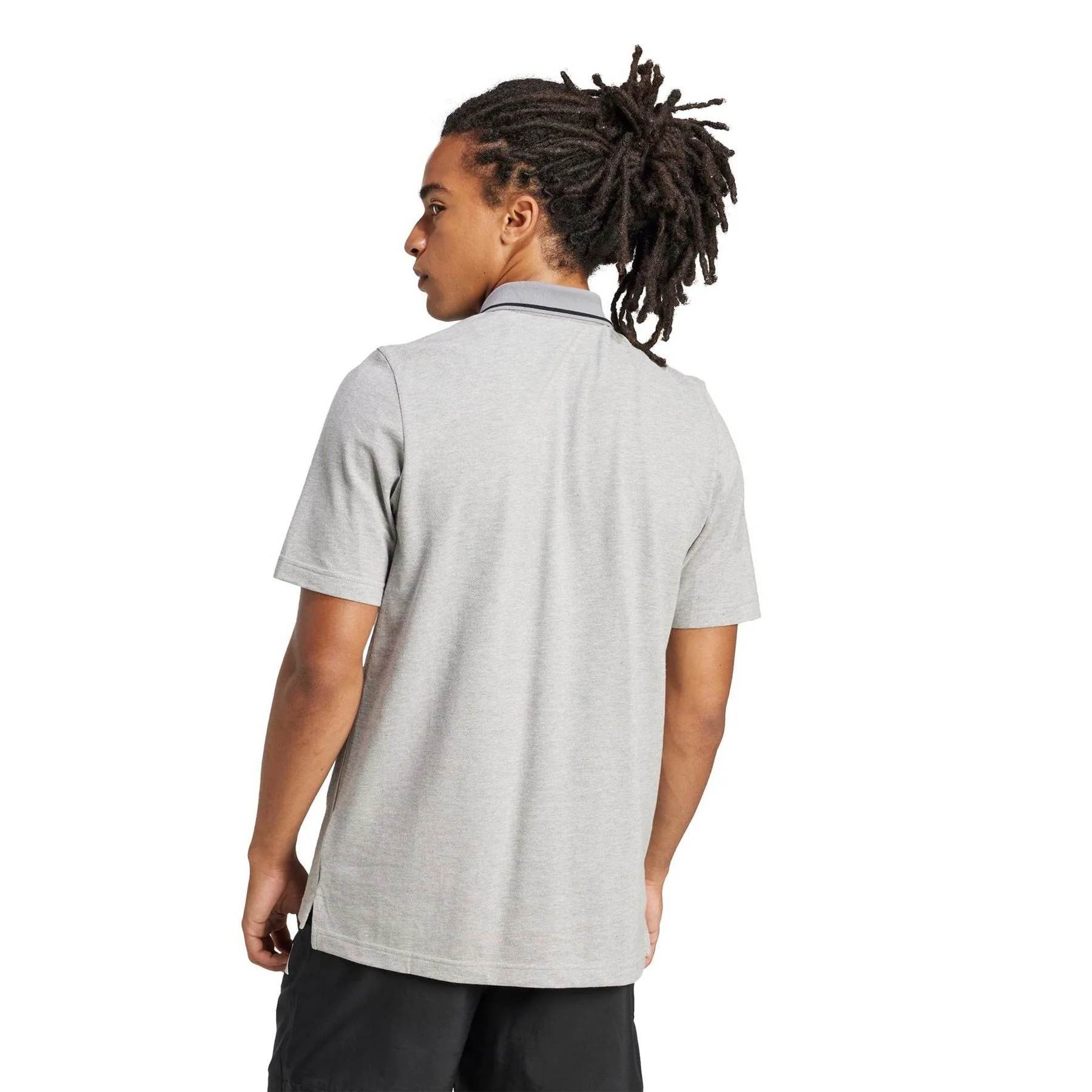 adidas Mens Essentials Cotton 3 Stripes Polo Shirt - Image 15