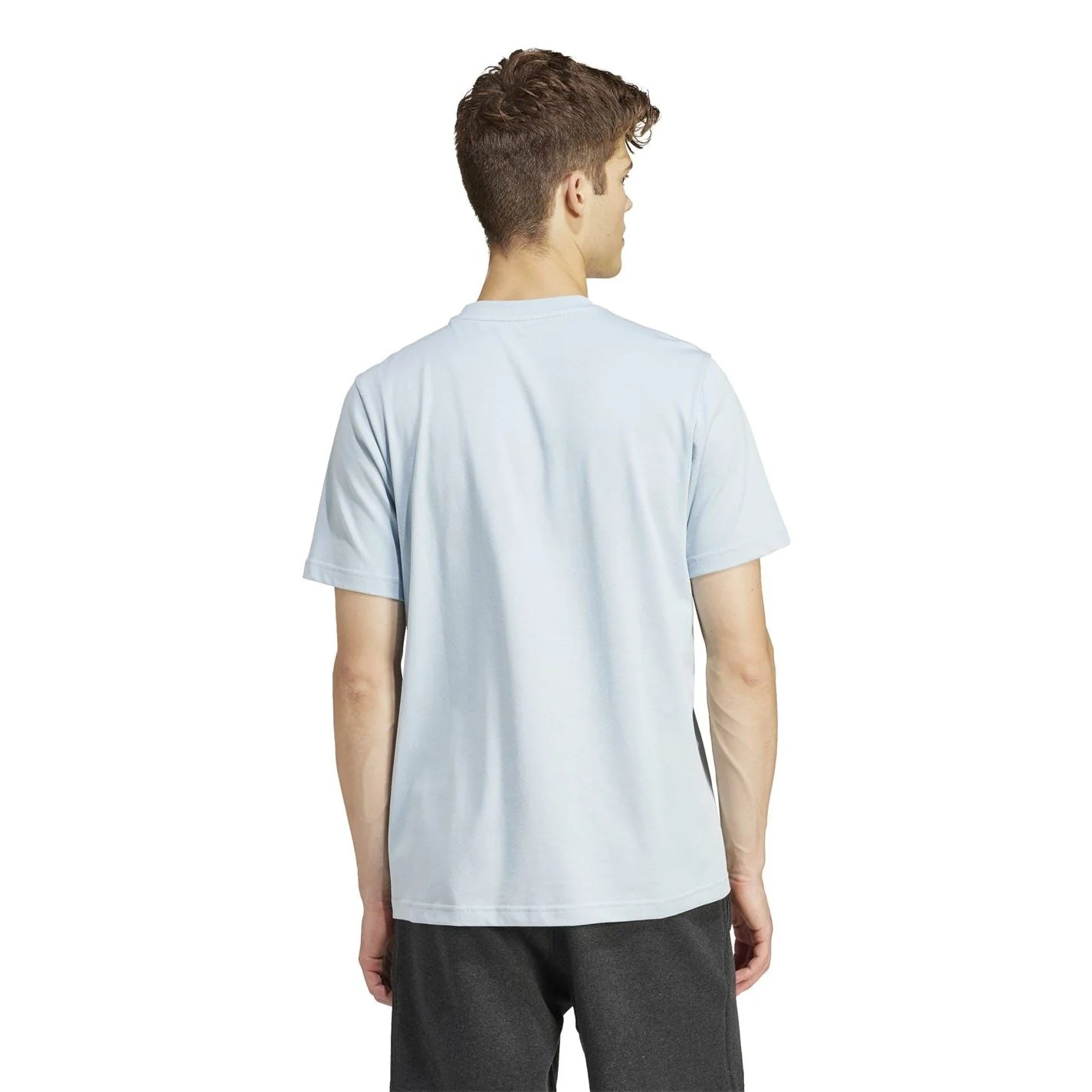 adidas Mens Essentials Single Jersey Linear Embroidered Logo T-Shirt - Image 131