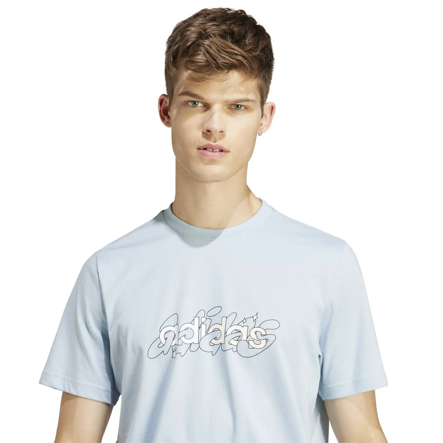 adidas Mens Essentials Single Jersey Linear Embroidered Logo T-Shirt - Image 132