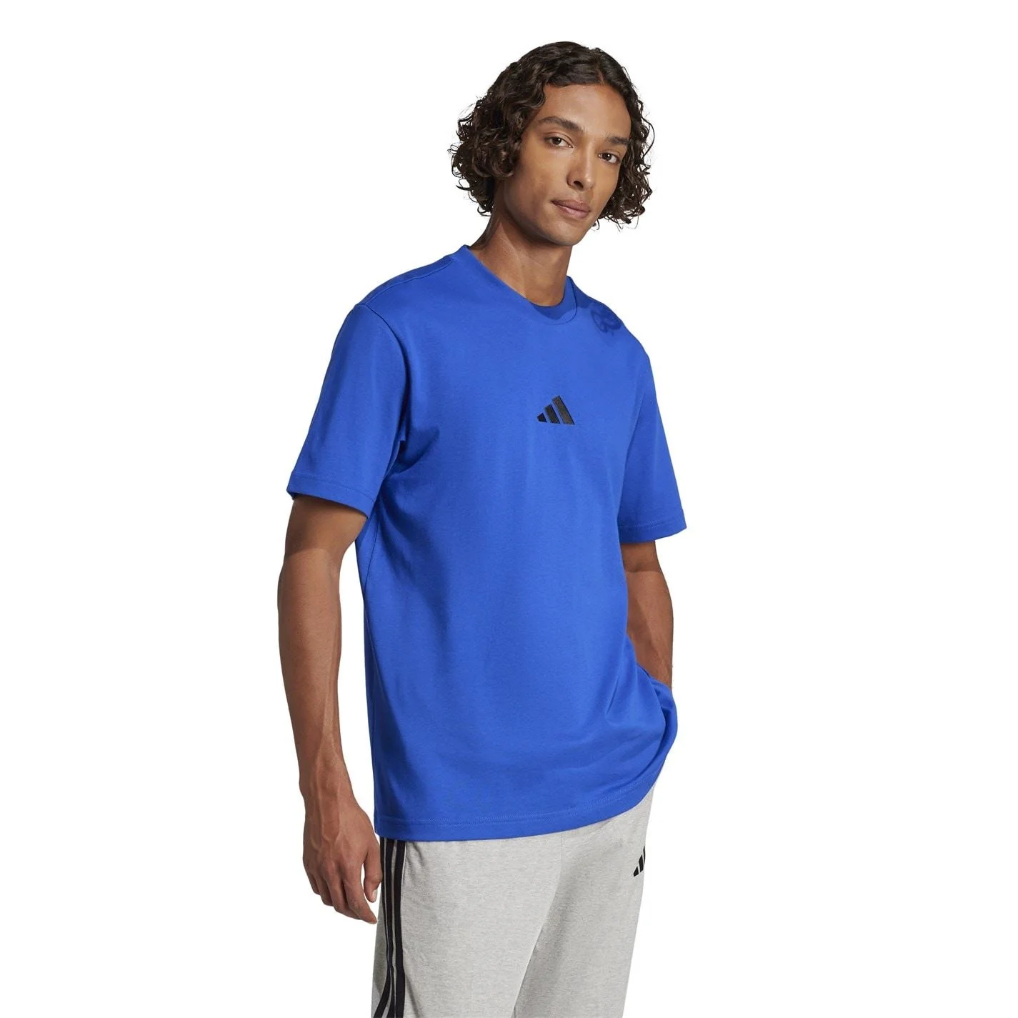 adidas Mens Essentials Single Jersey Linear Embroidered Logo T-Shirt - Image 45