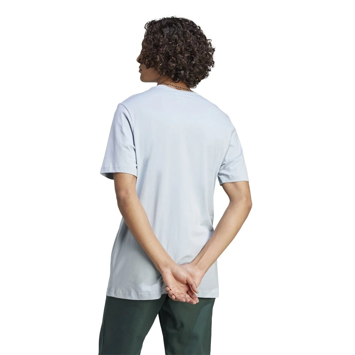 adidas Mens Essentials Single Jersey Linear Embroidered Logo T-Shirt - Image 82