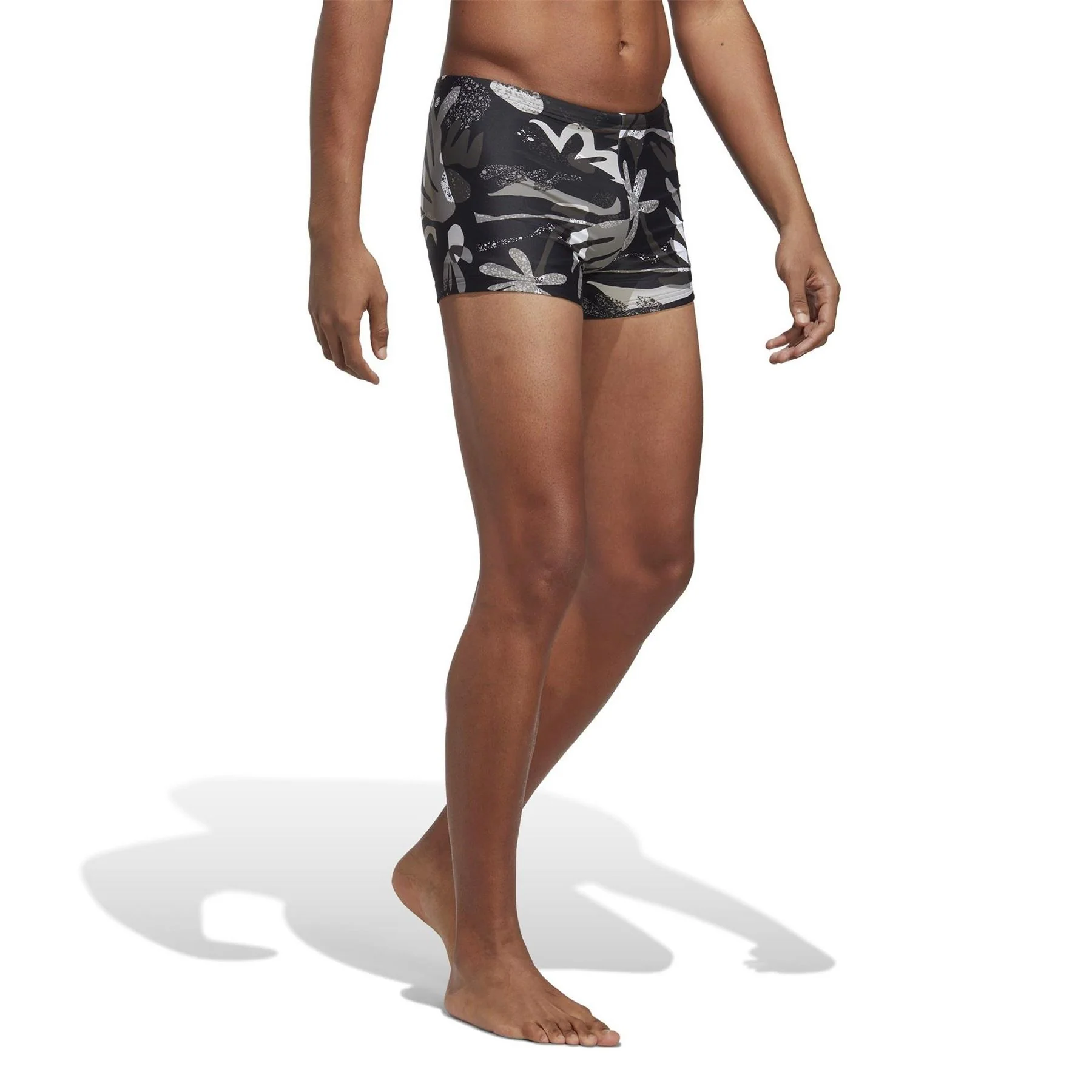 adidas Mens Floral Graphic Swim Boxers - Image 4