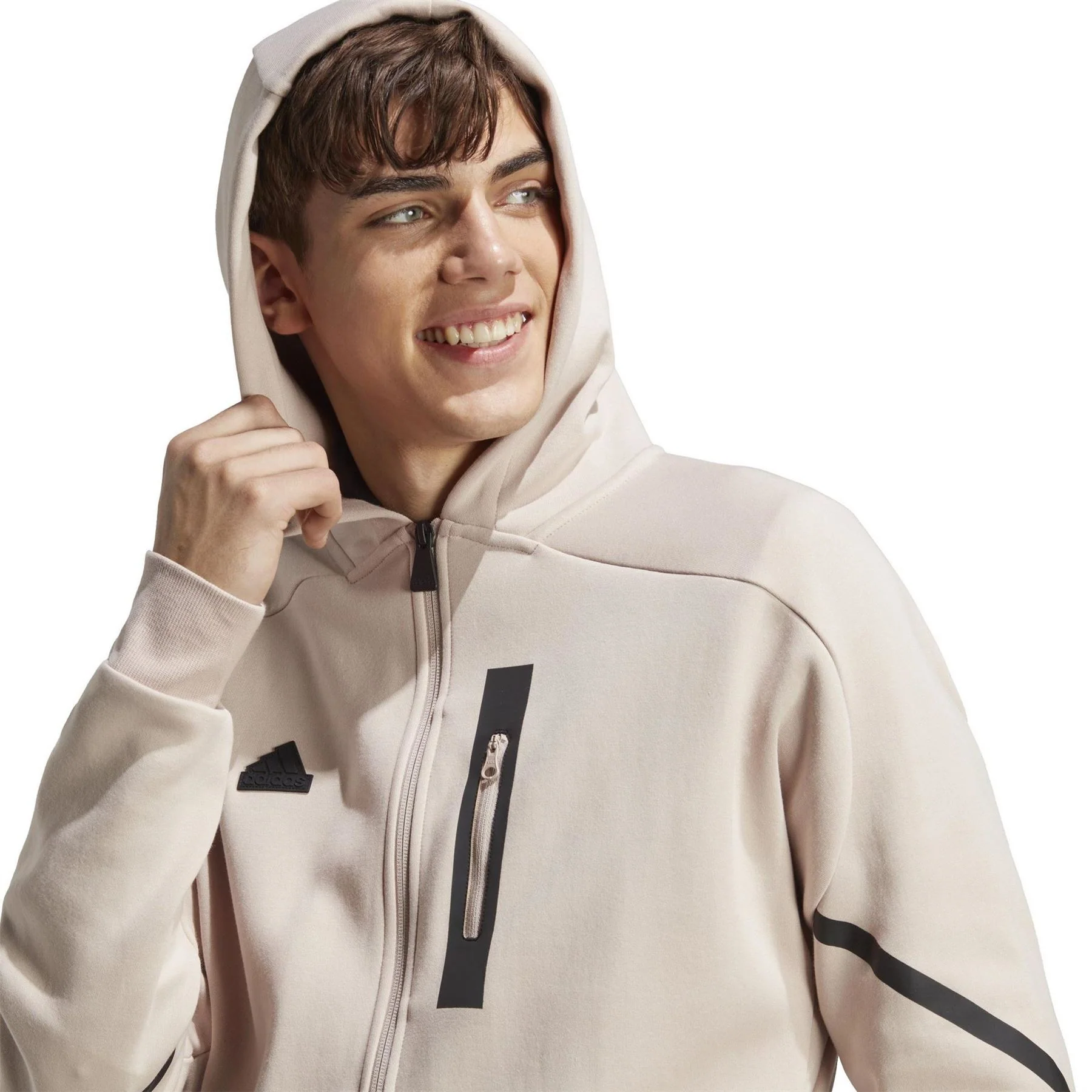 adidas Mens Full Zip Hoodie - Image 5