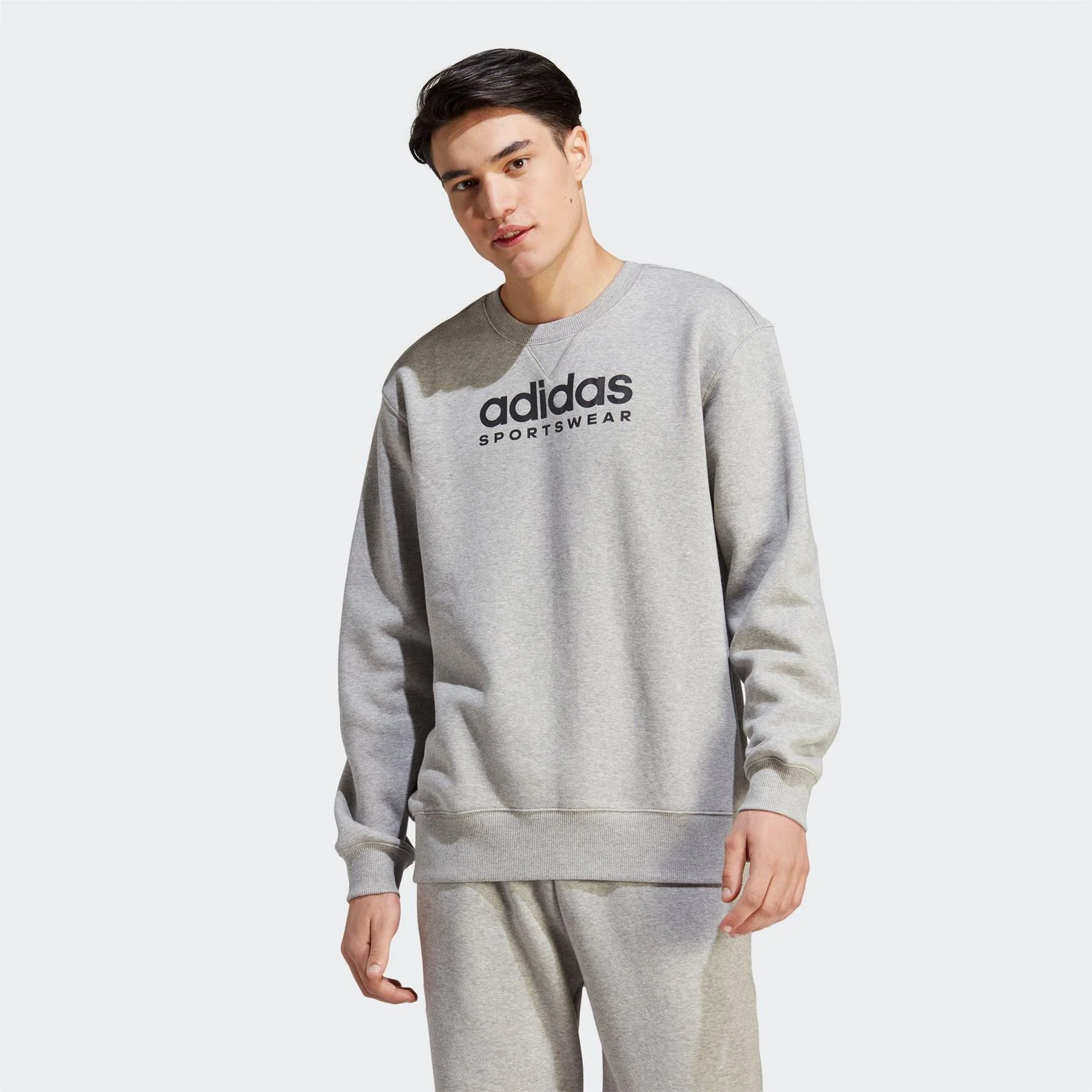 adidas Mens Szn Fleece Graphic Sweatshirt - Image 2