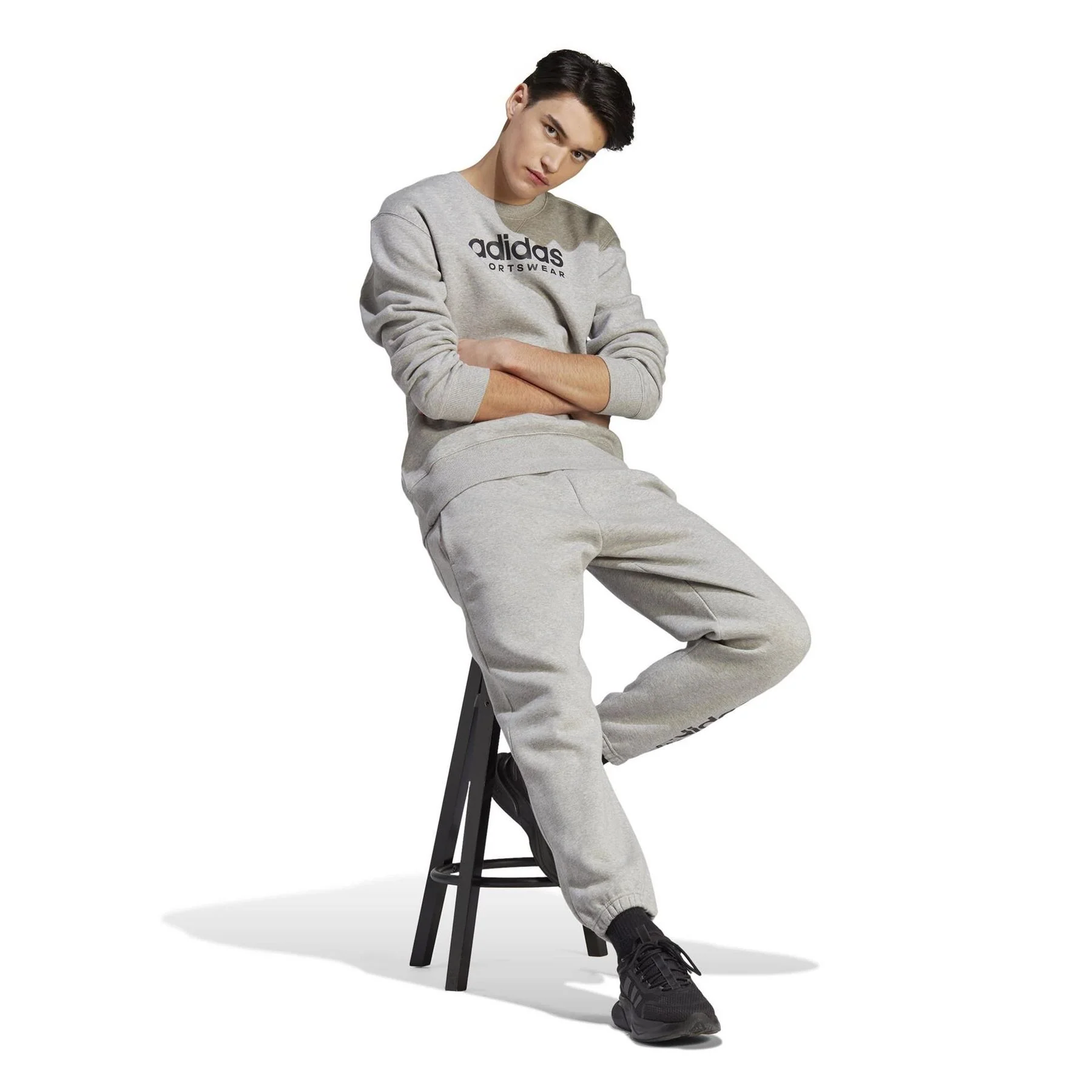 adidas Mens Szn Fleece Graphic Sweatshirt - Image 4