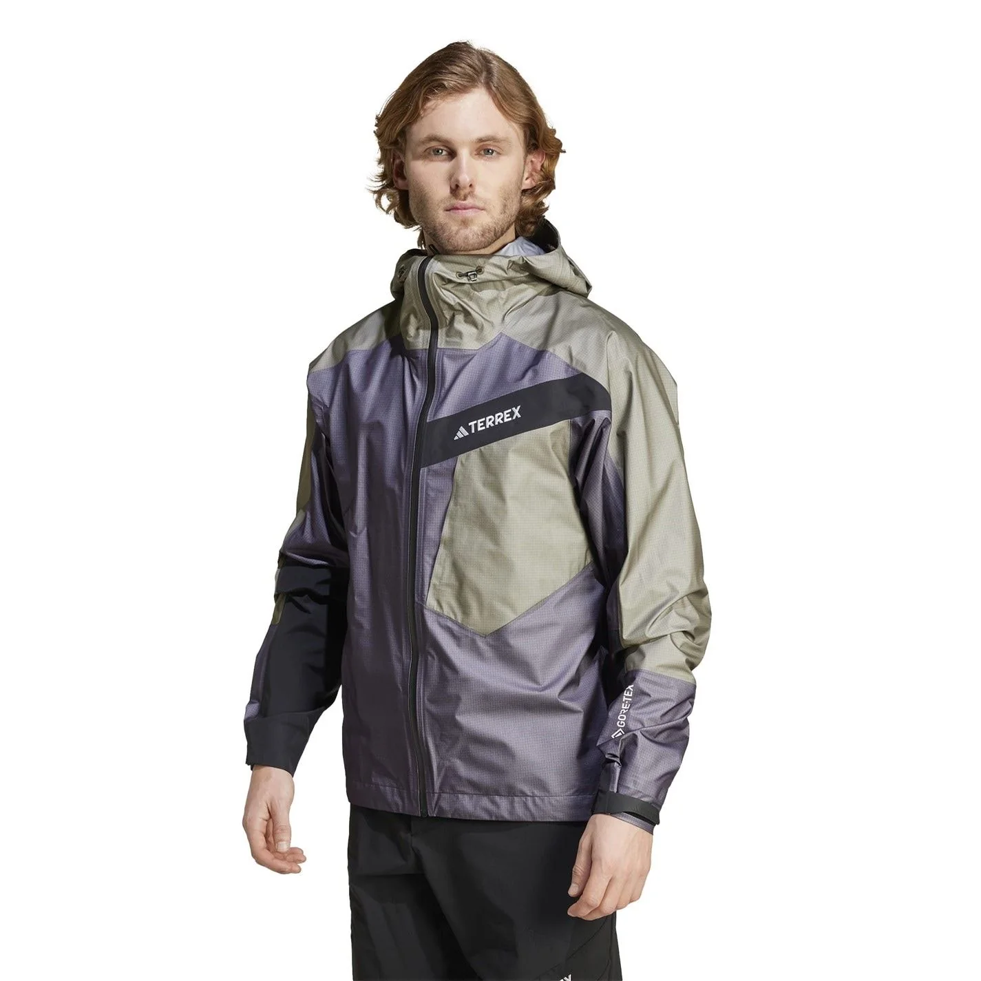 adidas Mens Track Gore Act J Waterproof Jacket - Image 2