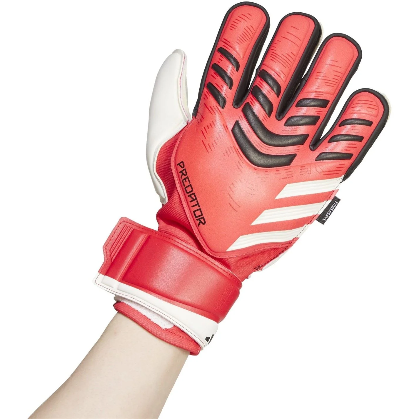 adidas Predator Match Fingersave Goalkeeper Gloves Adults - Image 2