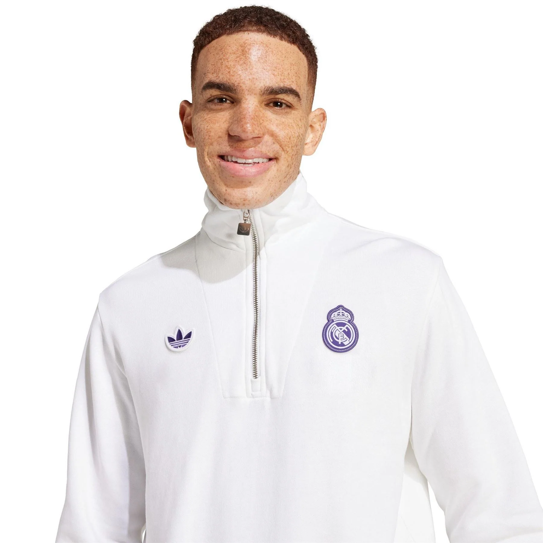 adidas Real Icon Sweater Performance Crew Sweatshirt - Image 6