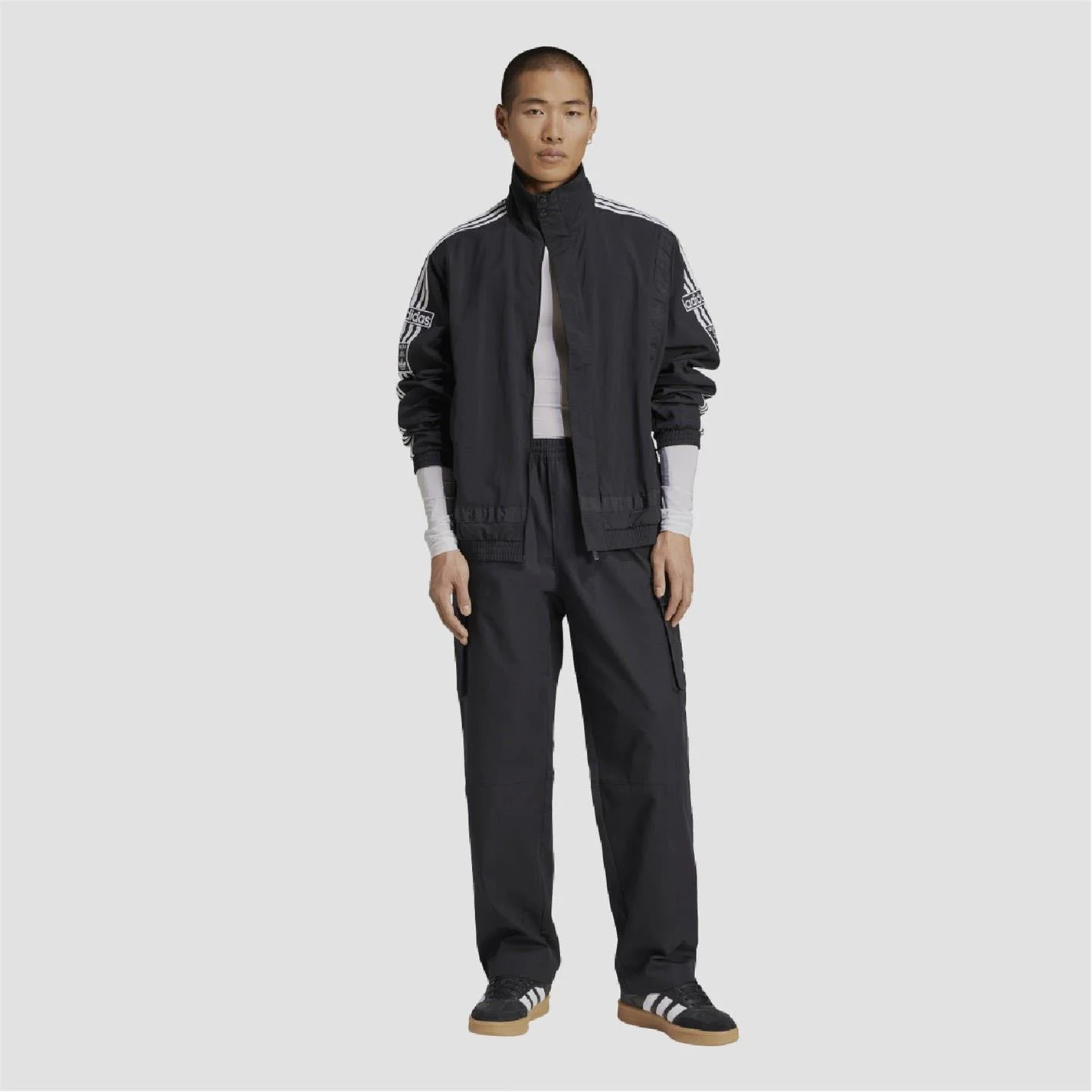 adidas Script Cargo Tracksuit Bottom - Image 4