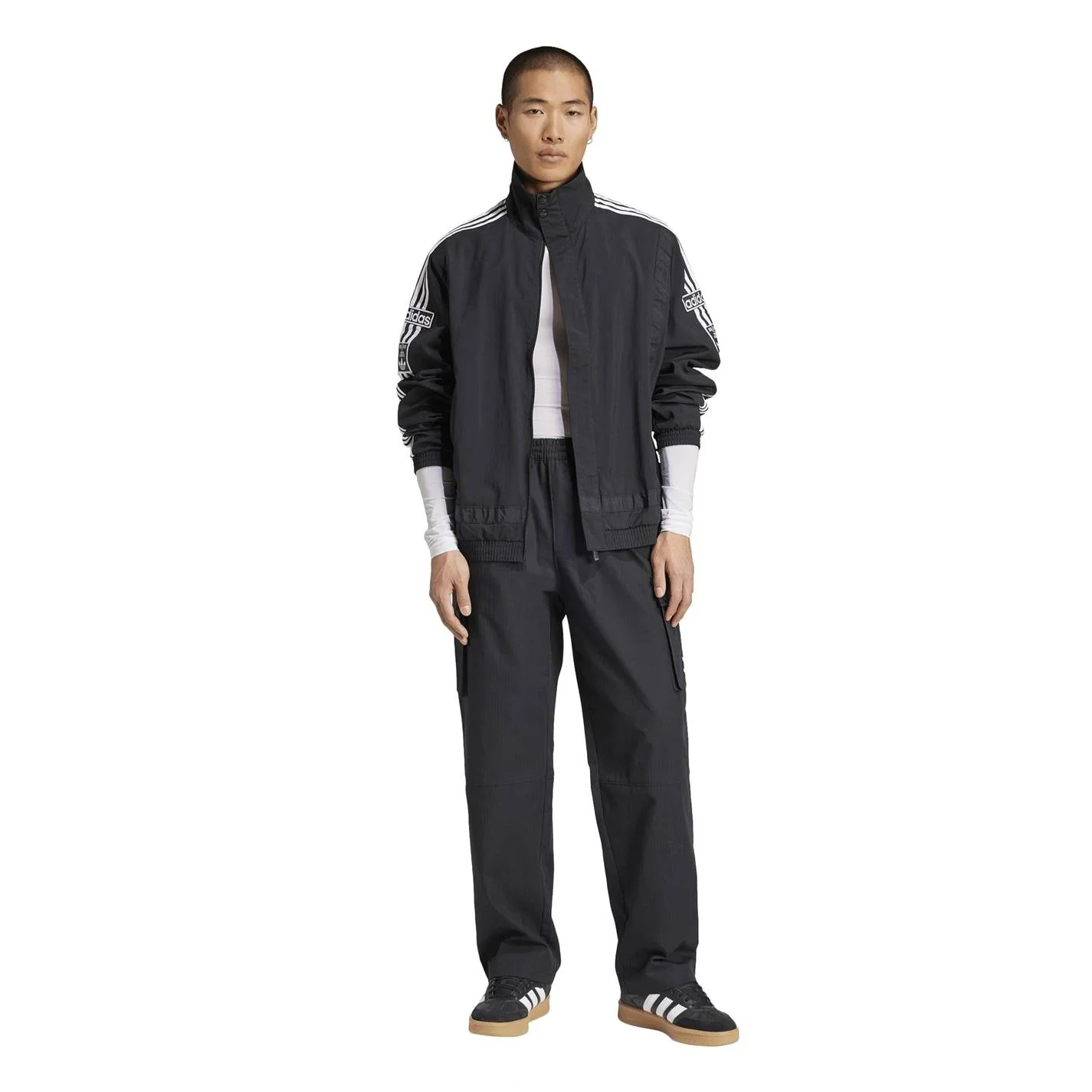 adidas Script Cargo Tracksuit Bottom - Image 7