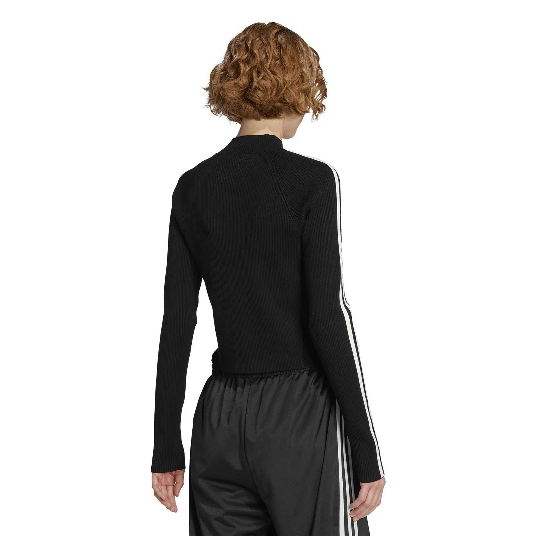 adidas Knitted Slim Fit Tracksuit Top - Image 3