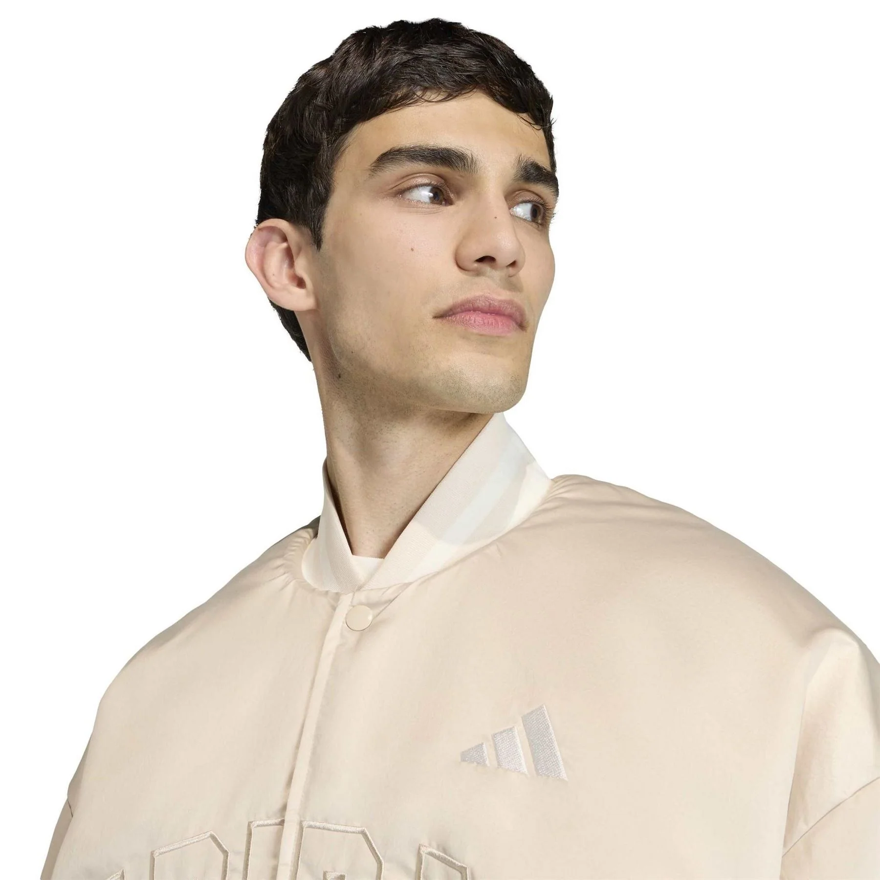 adidas Managers Jacket Snap Button Bold Logo with Lettered Branding - Image 4