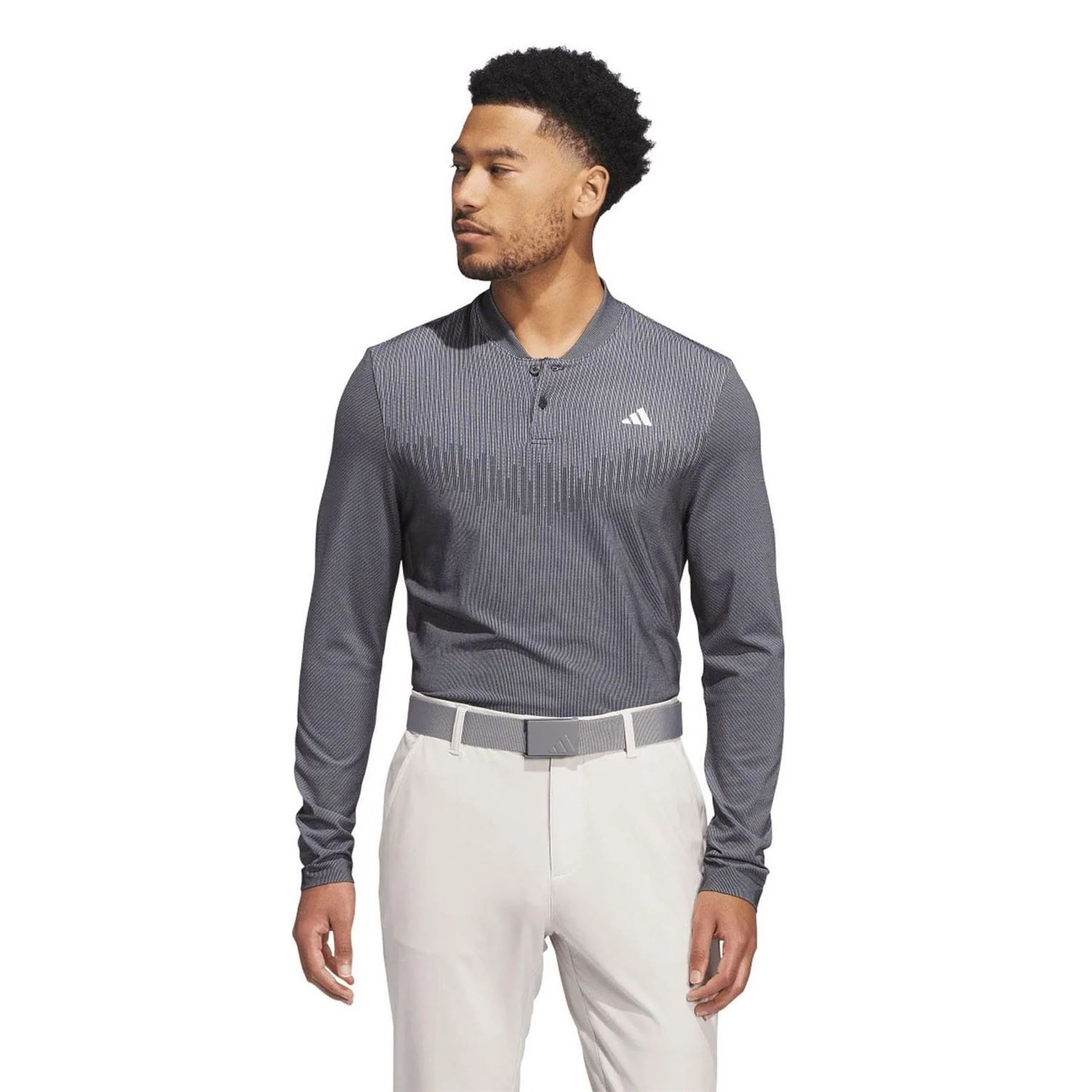adidas Tour Primeknit Long Sleeve Polo Shirt