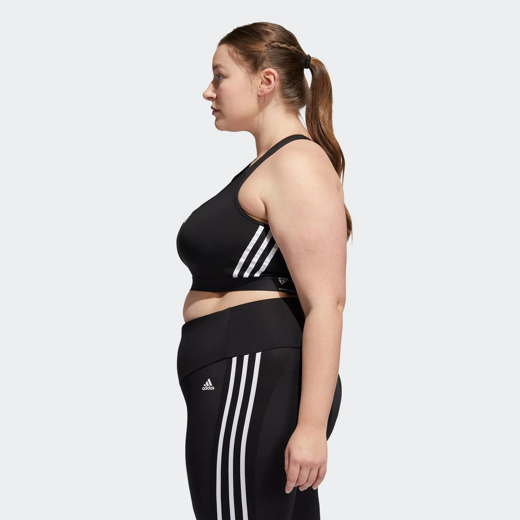 adidas Training Medium Support 3 Stripe - Image 4