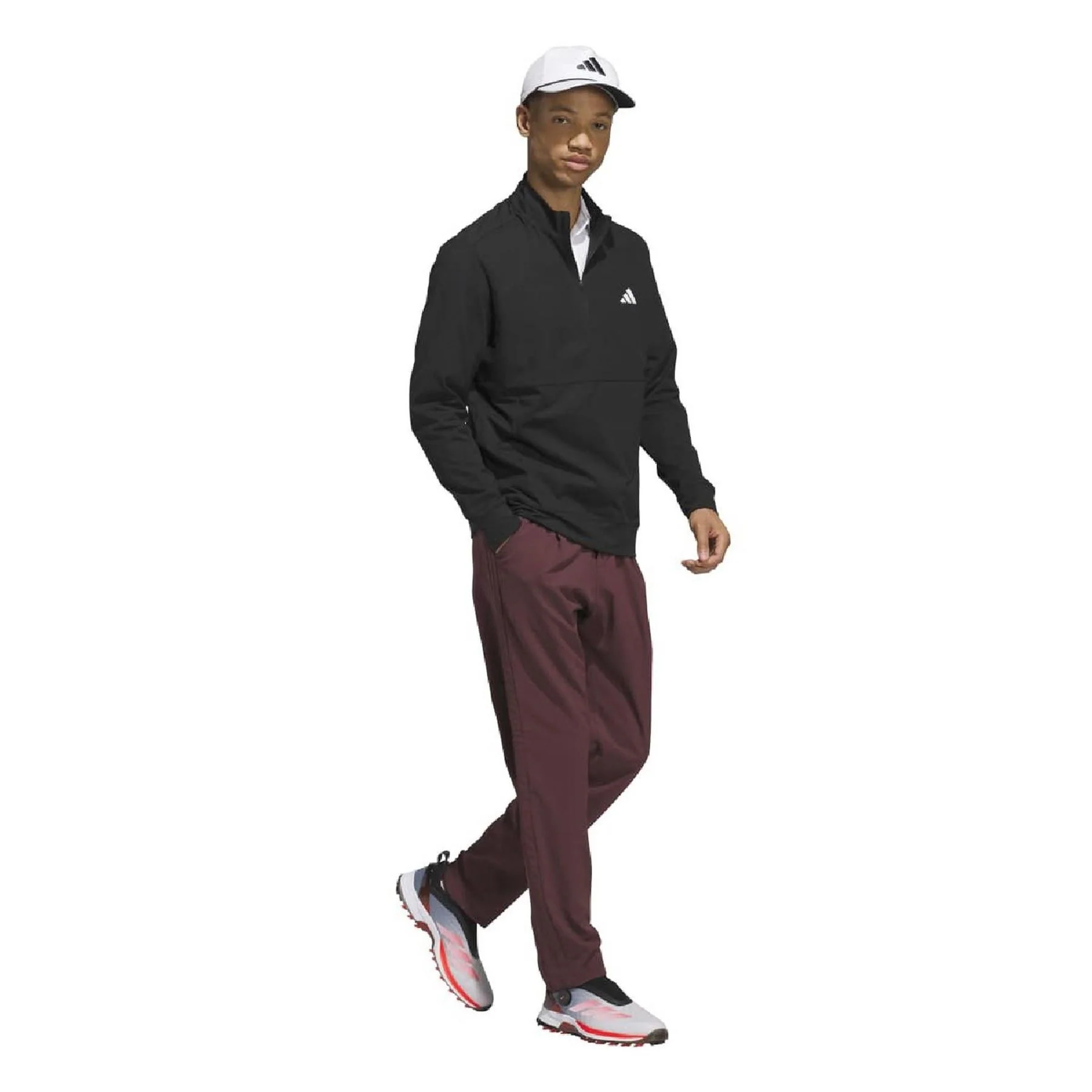adidas Ultimate 365 Tour Quarter Pullover Sweatshirt - Image 5